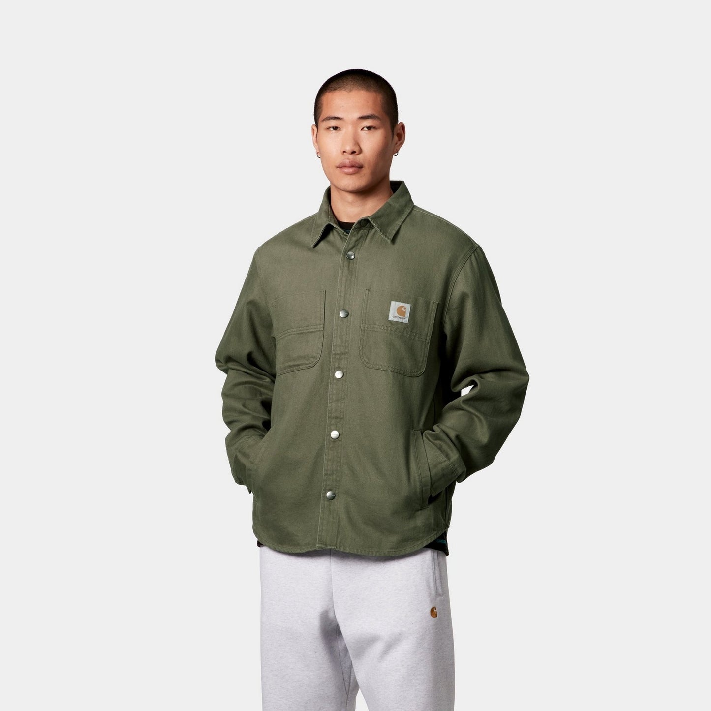 Crawford Shirt Jacket | Dollar Green