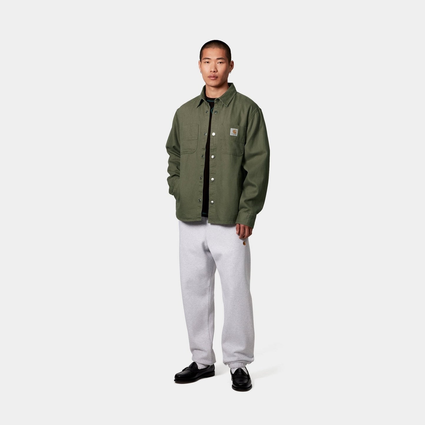 Crawford Shirt Jacket | Dollar Green