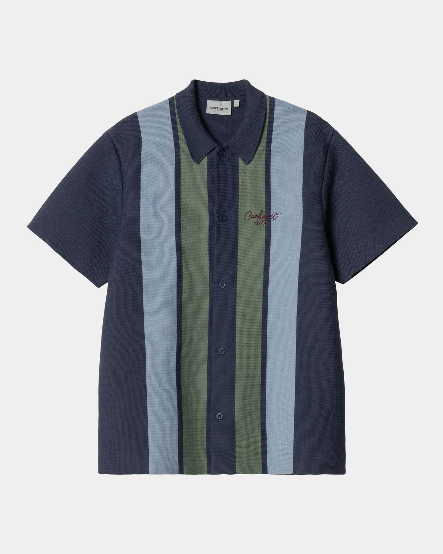 Memory Knit Shirt | Ink Percy Stripe