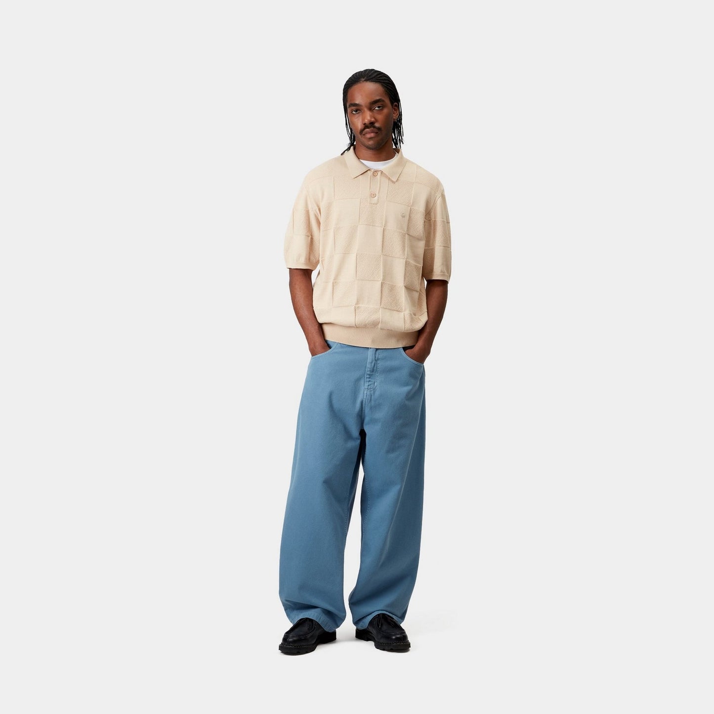 Checker Polo | Fleur De Sel