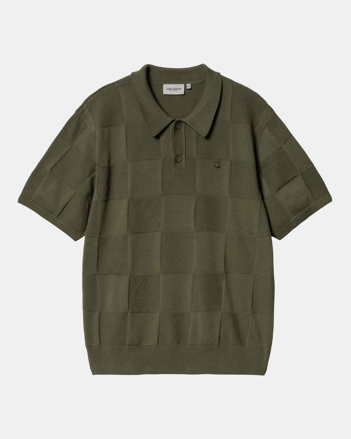 Checker Polo | Dollar Green