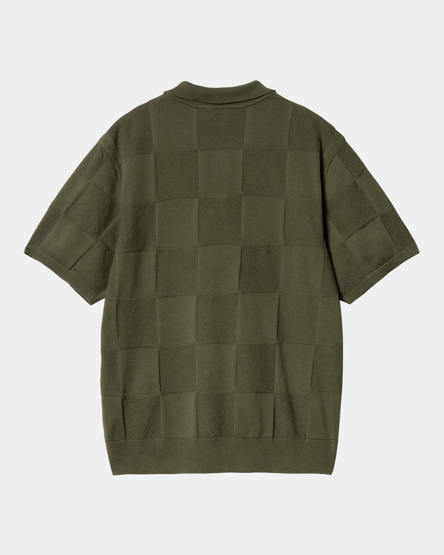 Checker Polo | Dollar Green
