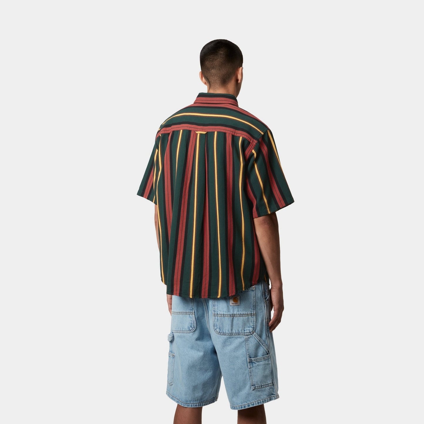 Jarrell Stripe Shirt | Conifer / Black