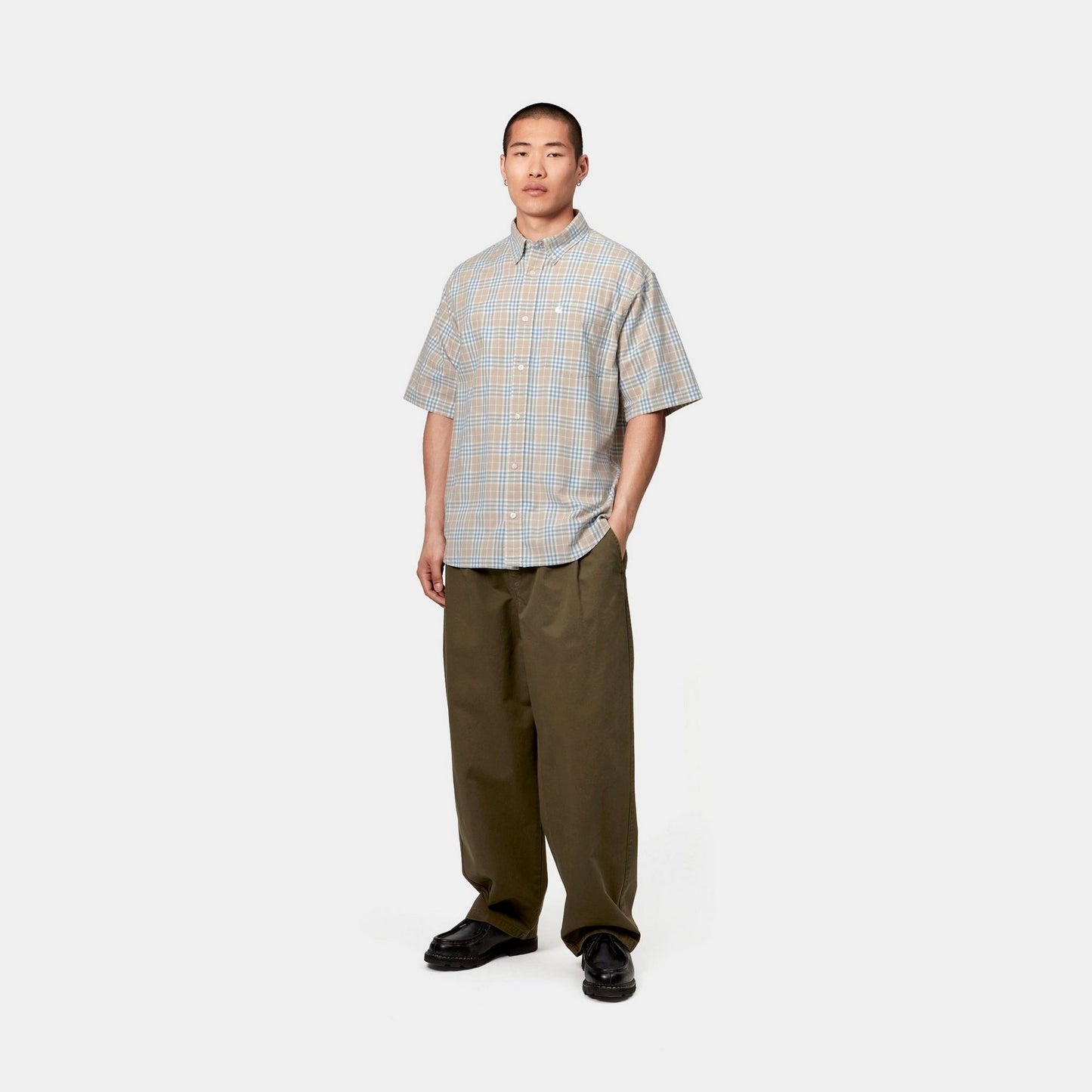 Niven Check Shirt | Wall / Wax