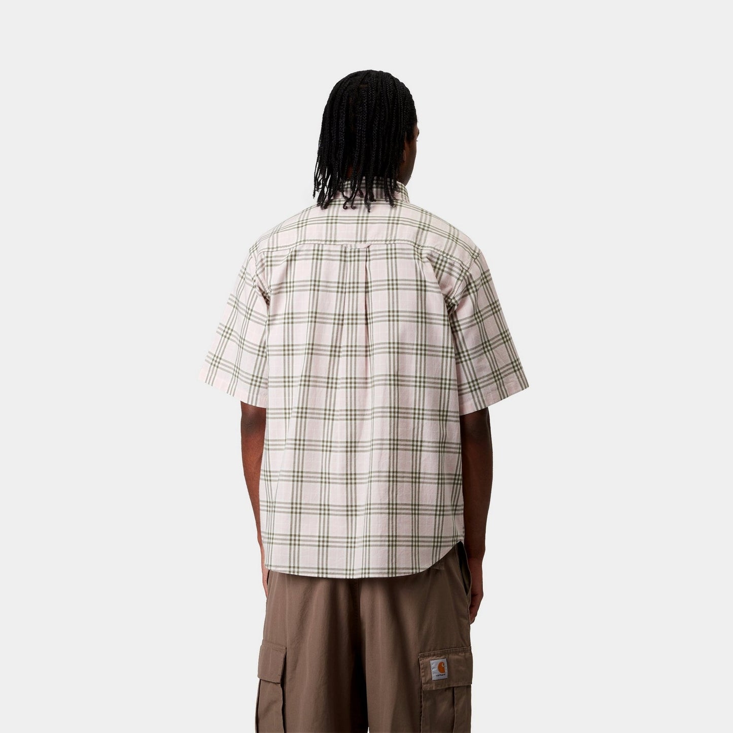 Niven Check Shirt | Air Pink / Wax