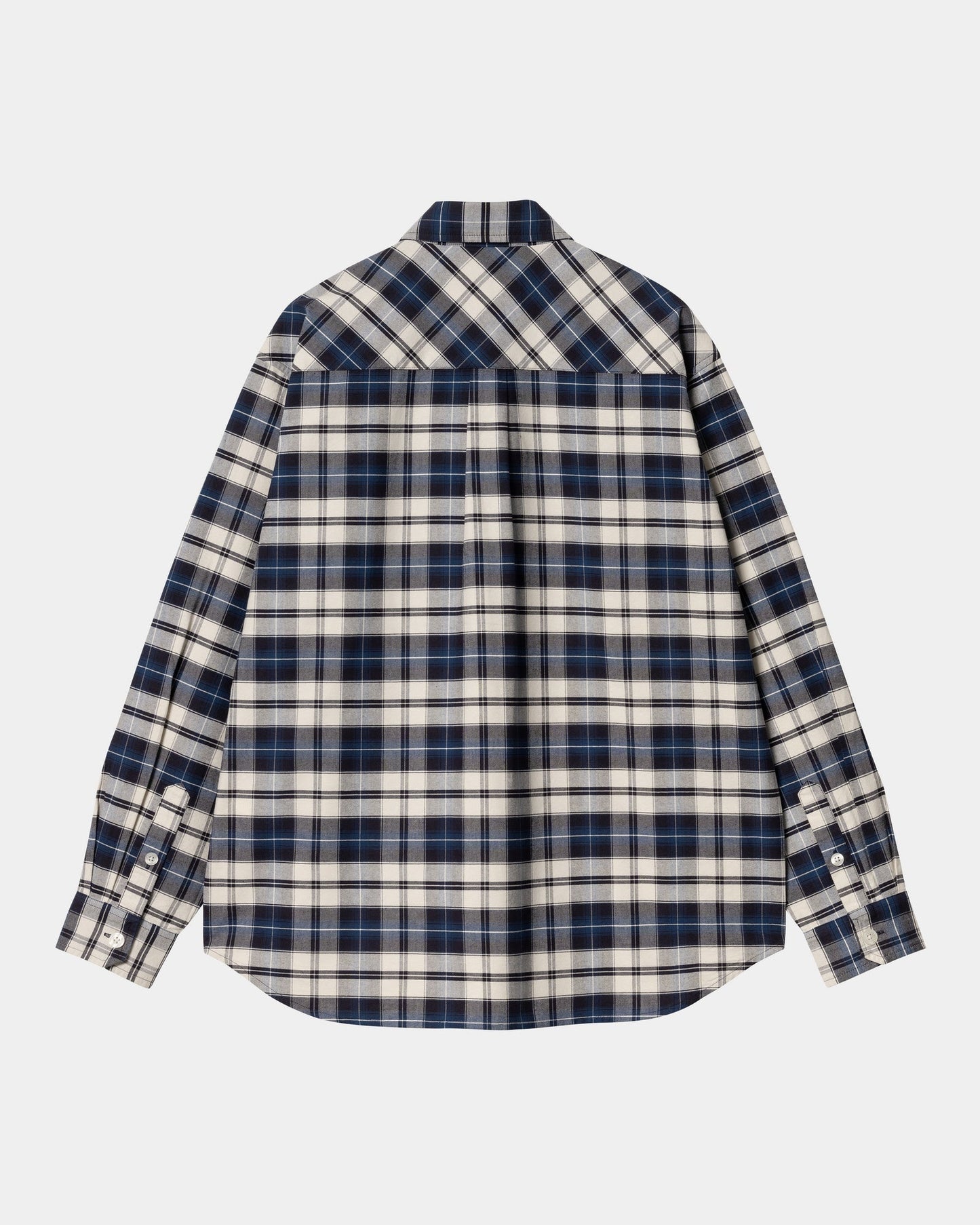 Tarbell Check Shirt | Dark Navy / White