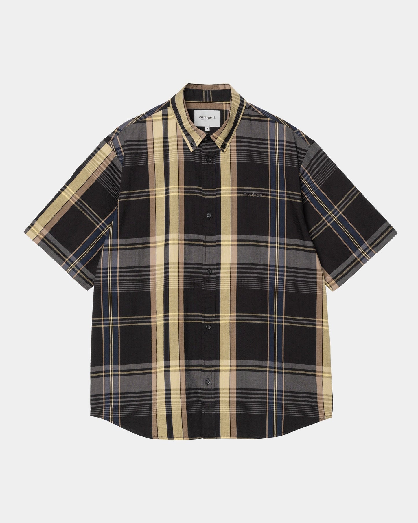 Roslin Check Shirt | Black / Black