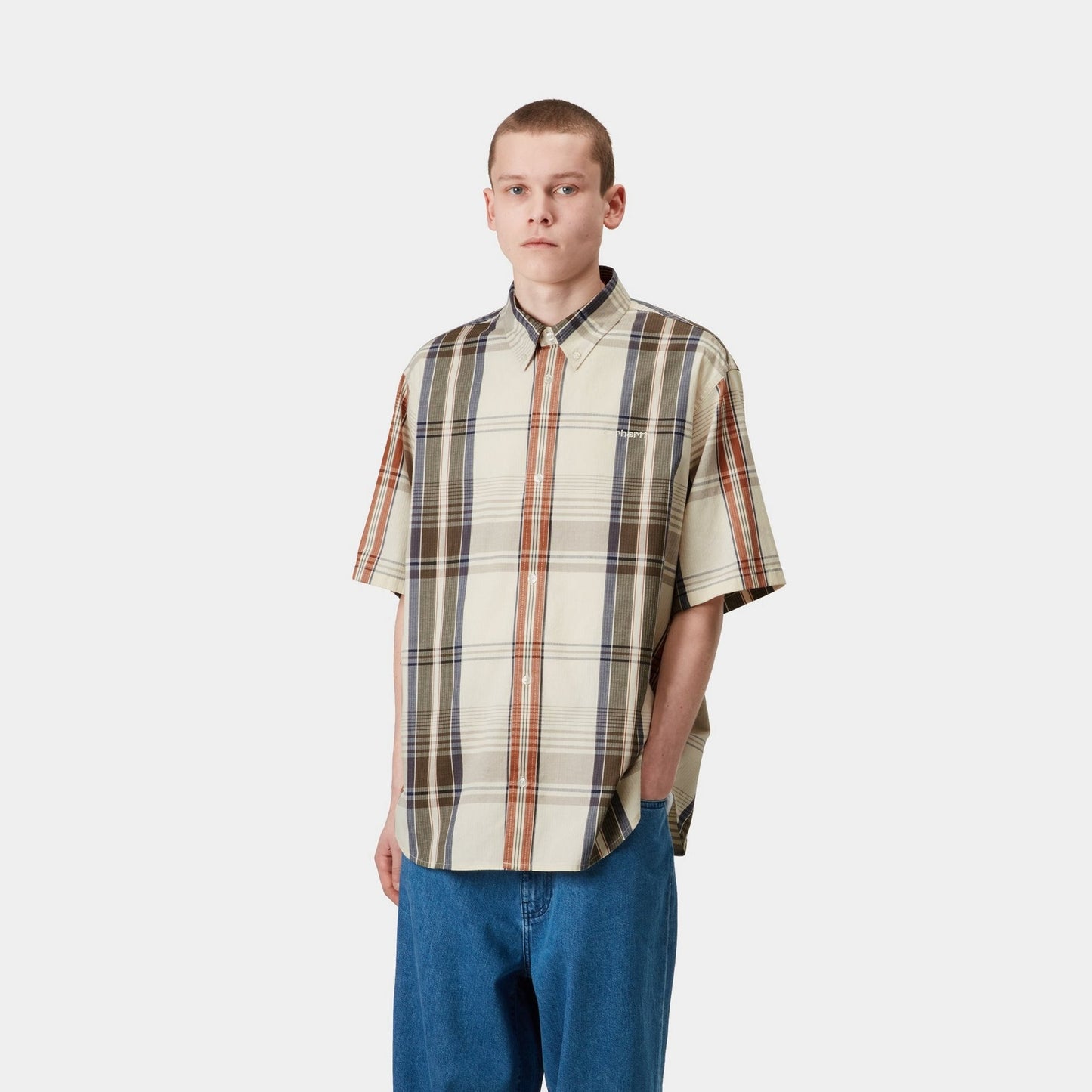 Roslin Check Shirt | Natural / Wax