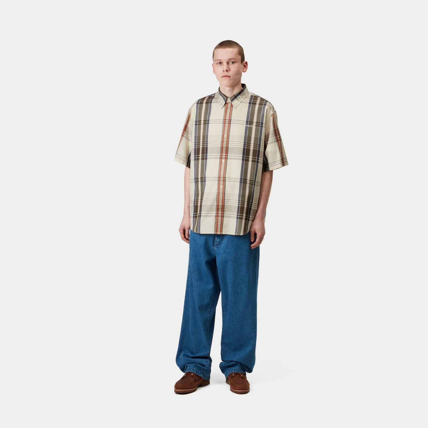 Roslin Check Shirt | Natural / Wax