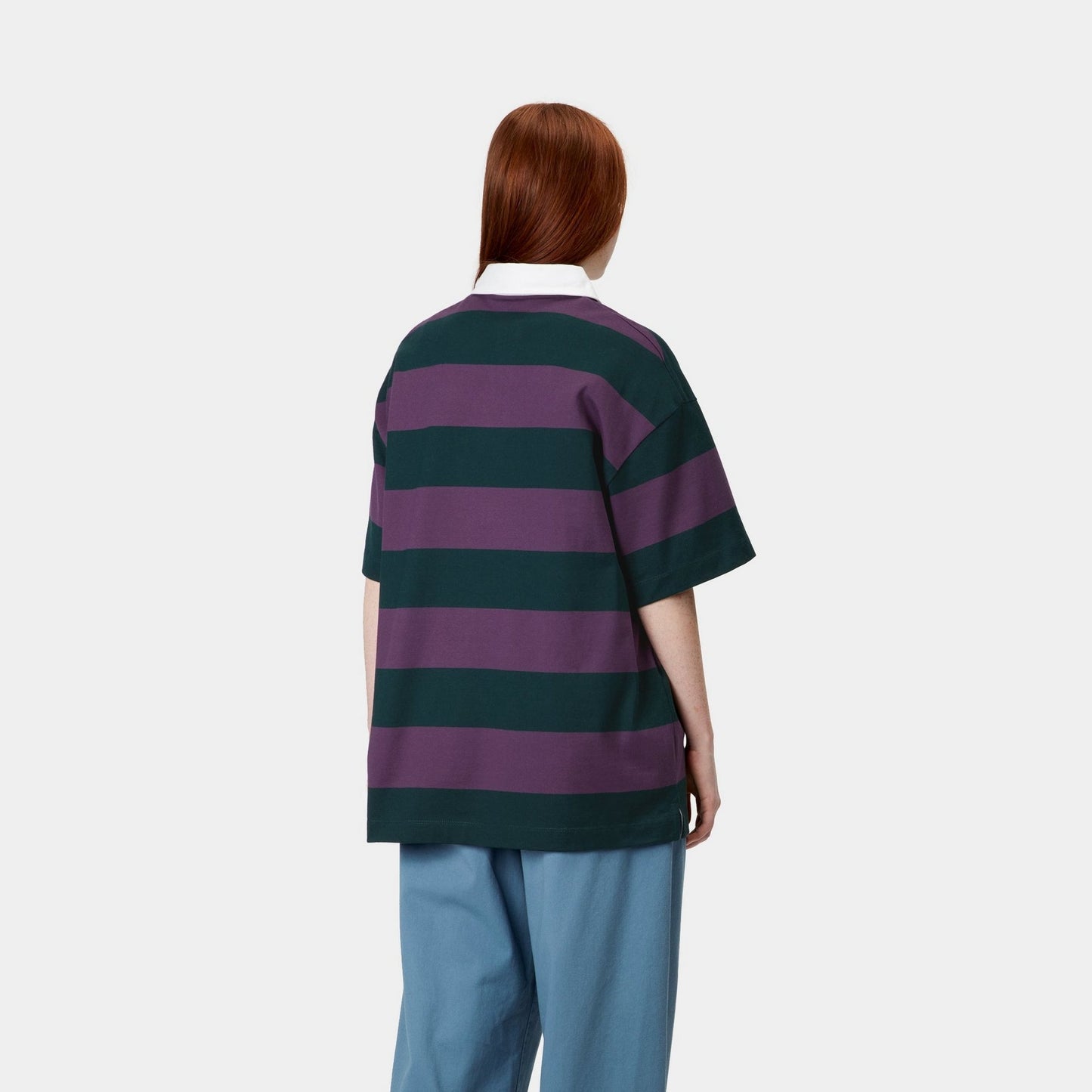 Women's Seffner Stripe Polo T-Shirt | Conifer