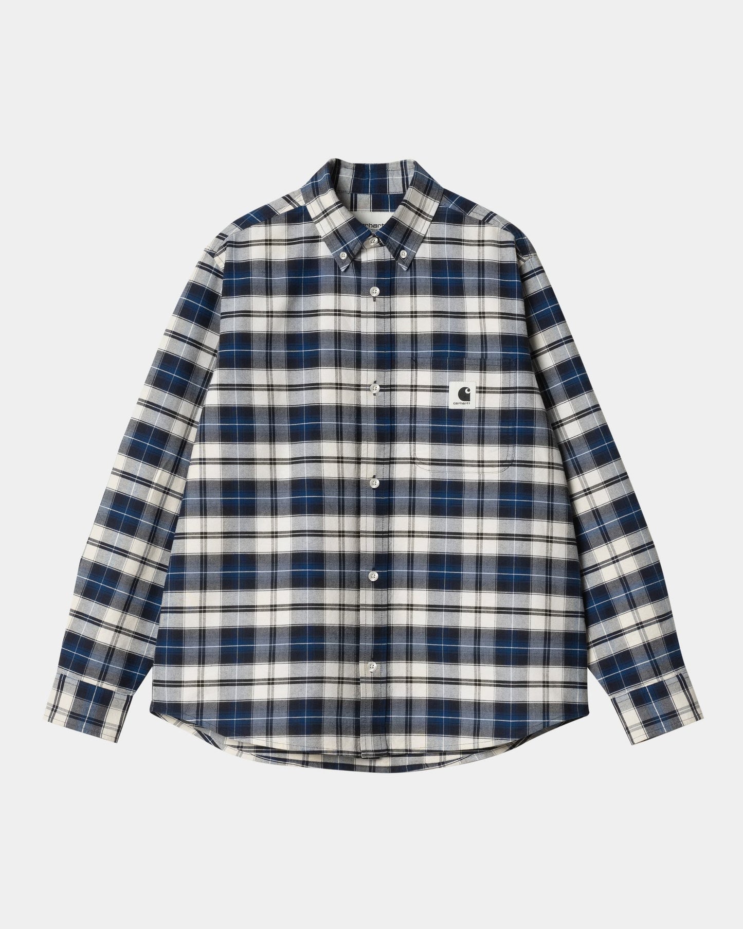 Women's Tarbell Check Shirt | Dark Navy / White