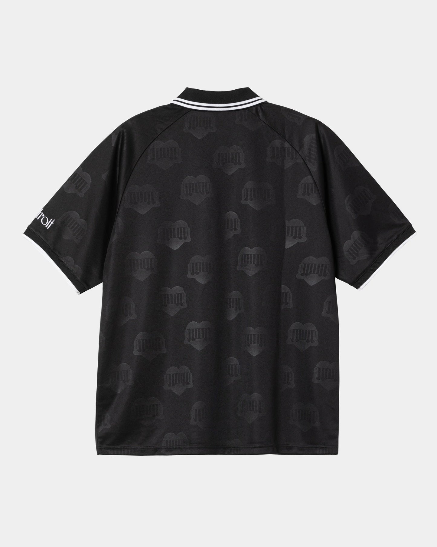 Hartt’s Football T-Shirt | Black Heart Train Jacquard
