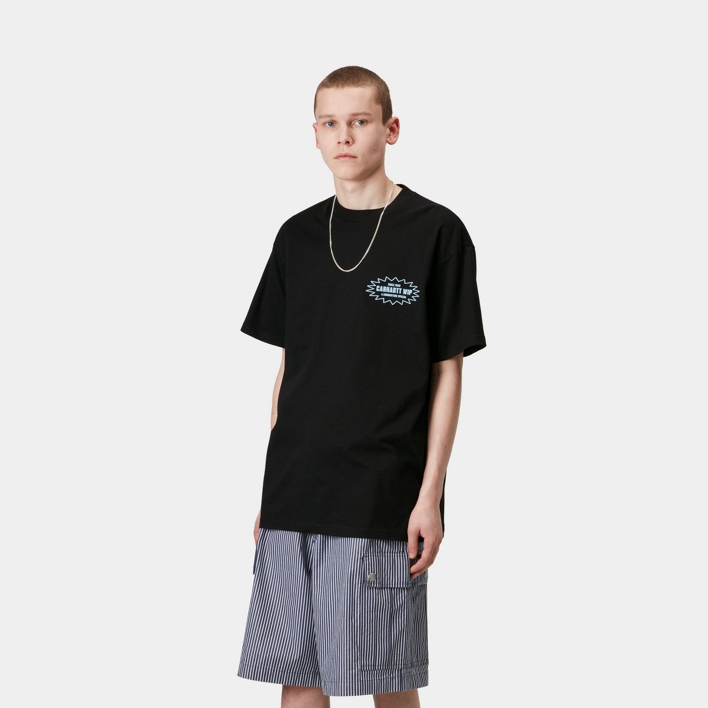 Catalogue T-Shirt | Black / Bluebird