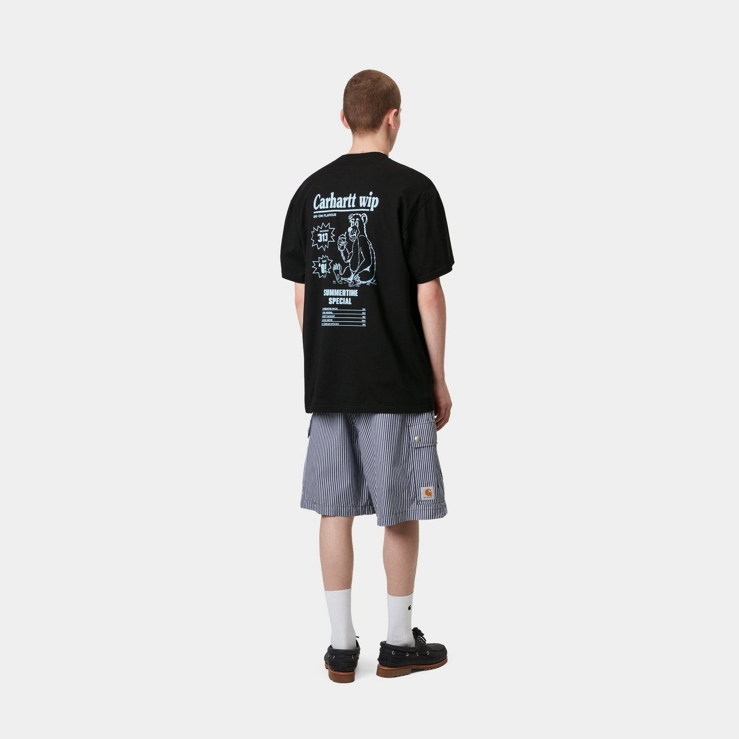 Catalogue T-Shirt | Black / Bluebird