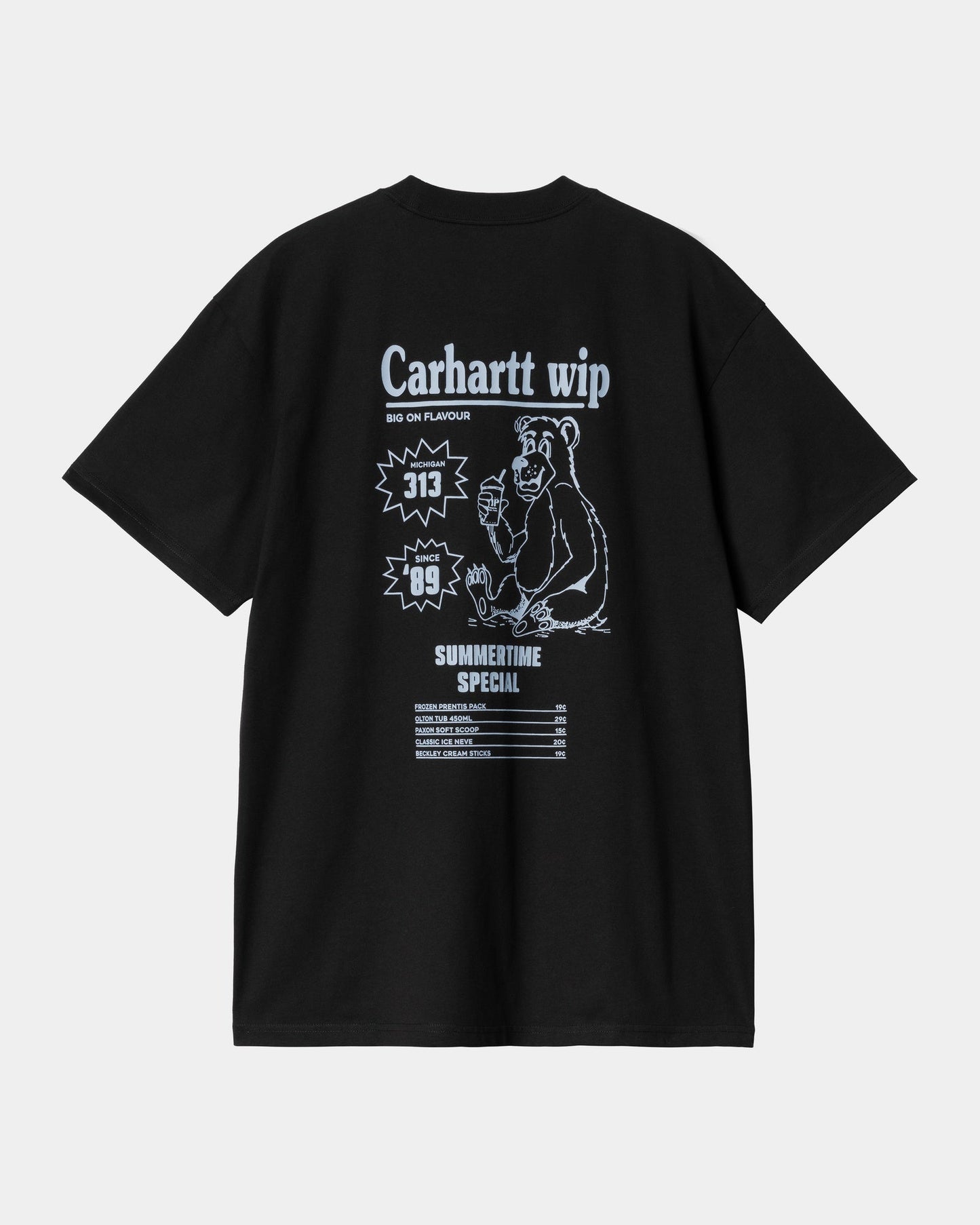 Catalogue T-Shirt | Black / Bluebird