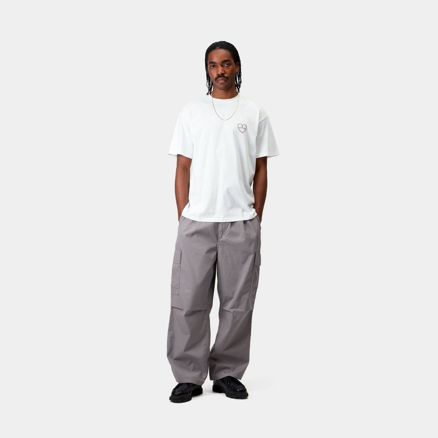 Furoshiki T-Shirt | White / Red