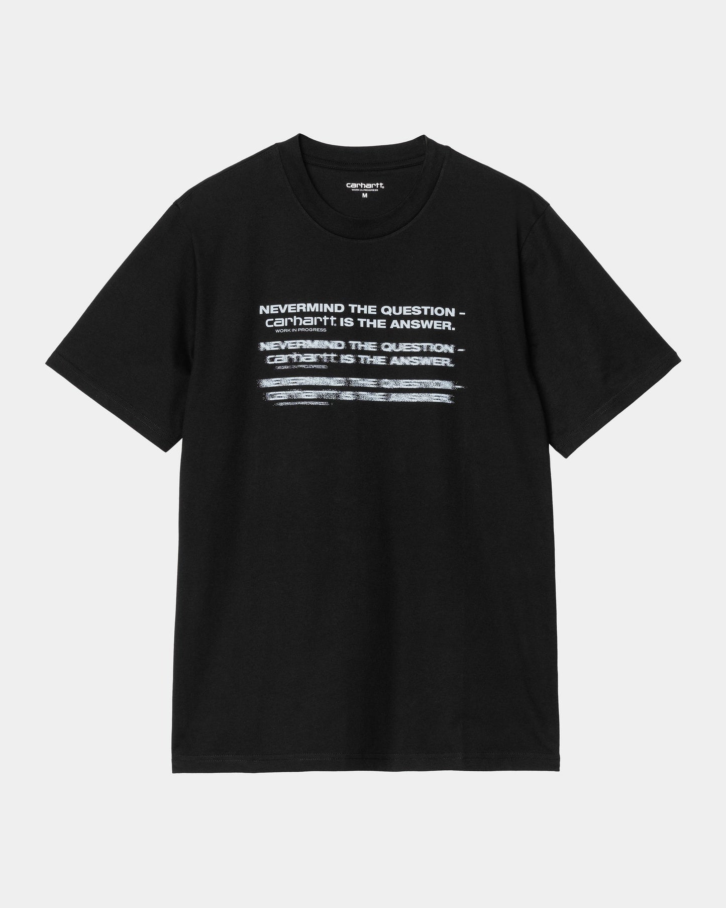 Nevermind T-Shirt | Black / White