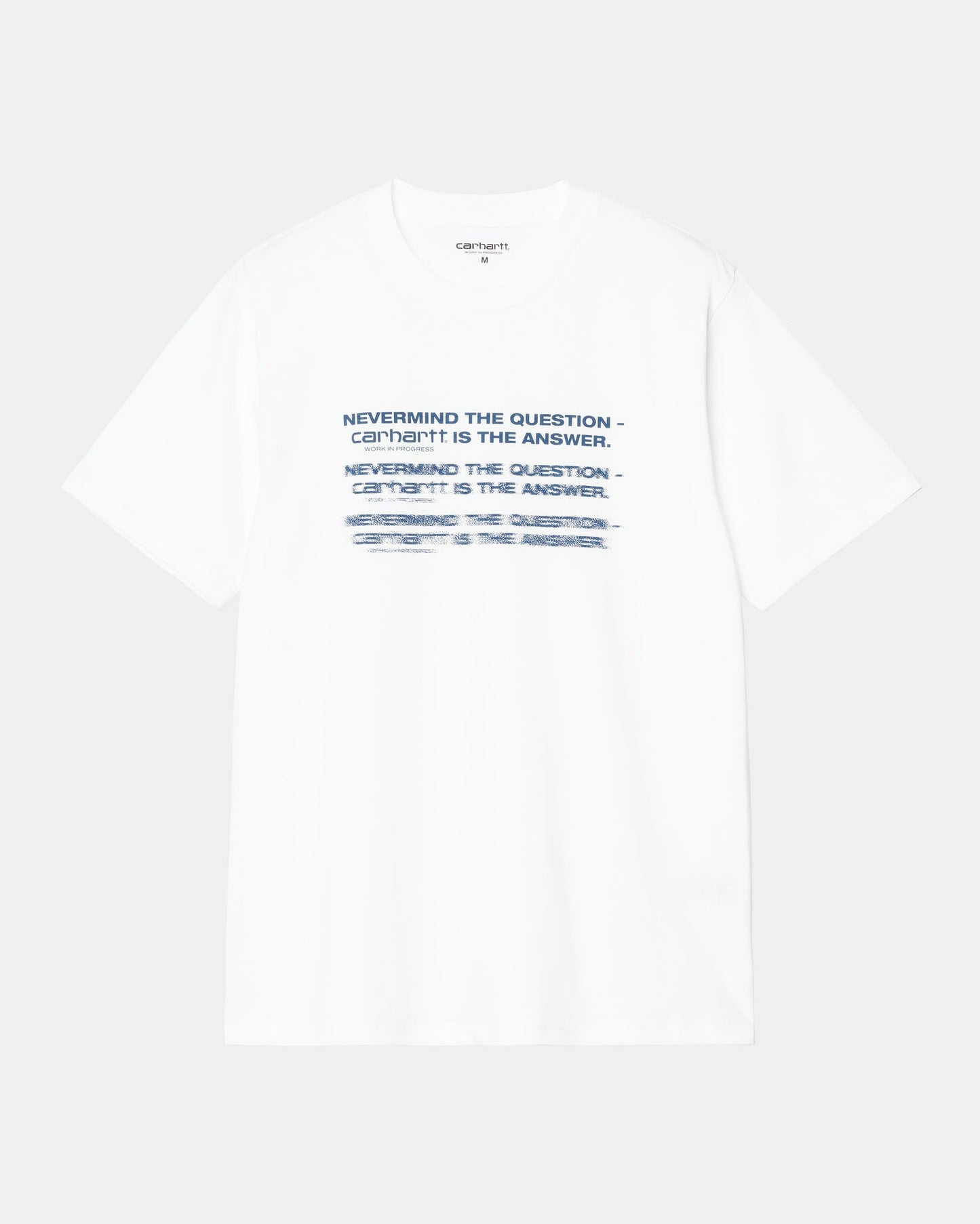 Nevermind T-Shirt | White / Sodalite