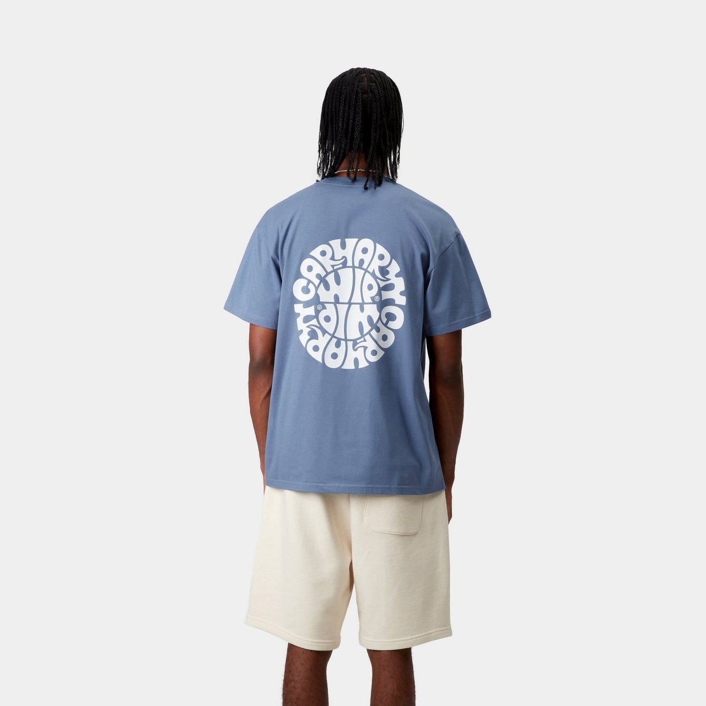 Jazzy T-Shirt | Blue Iris / White