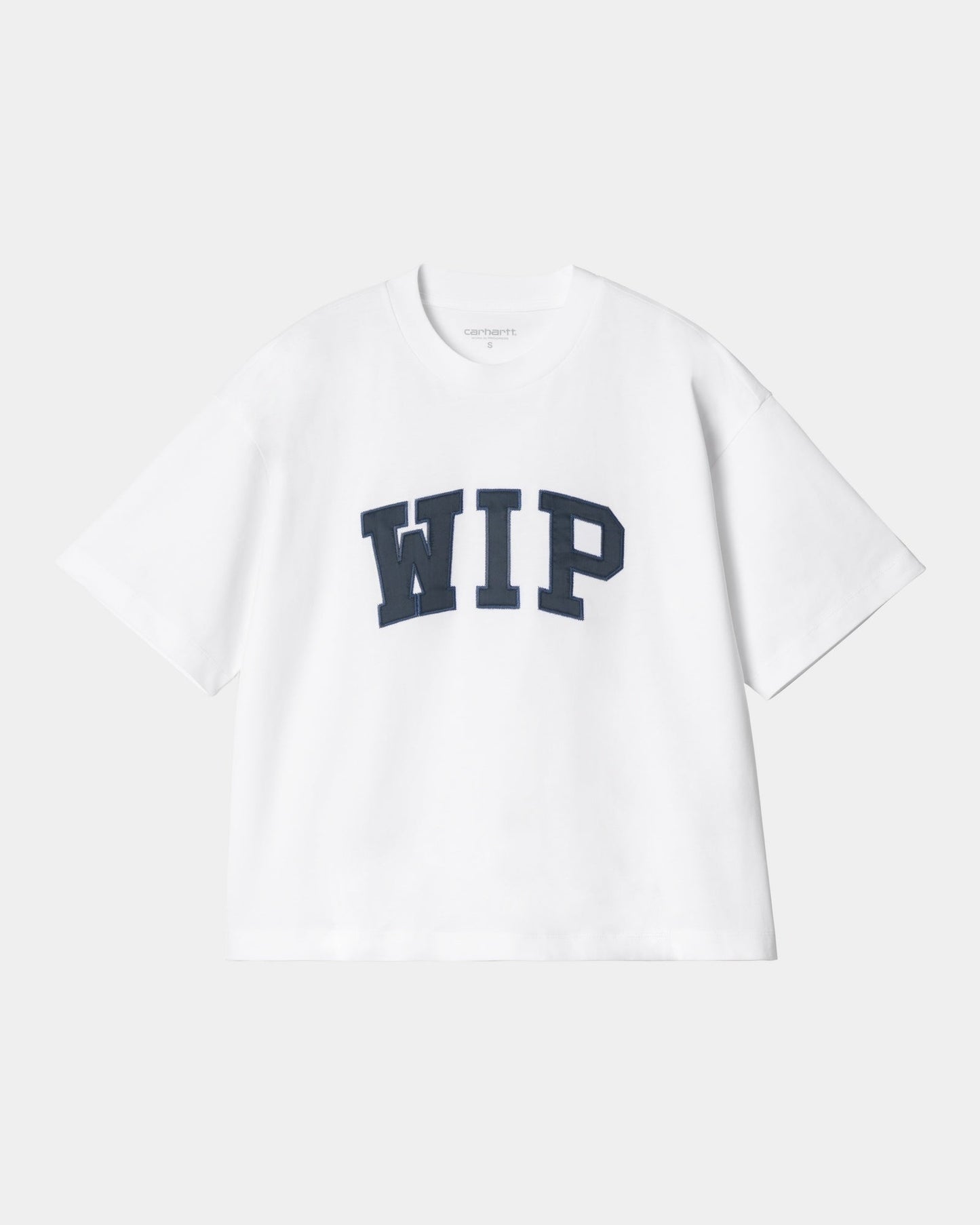Women's WIP T-Shirt | White / Dusky Blue