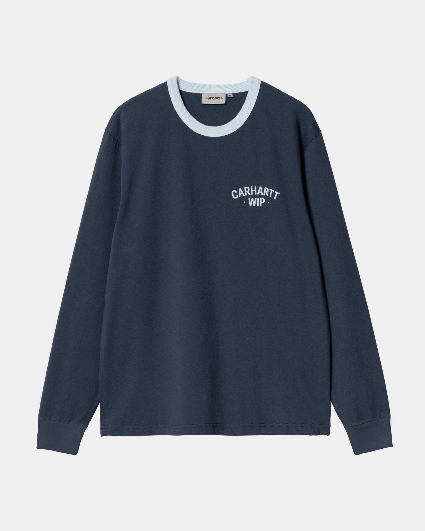 89 Ringer Long Sleeve T-Shirt | Blue / Air Sky