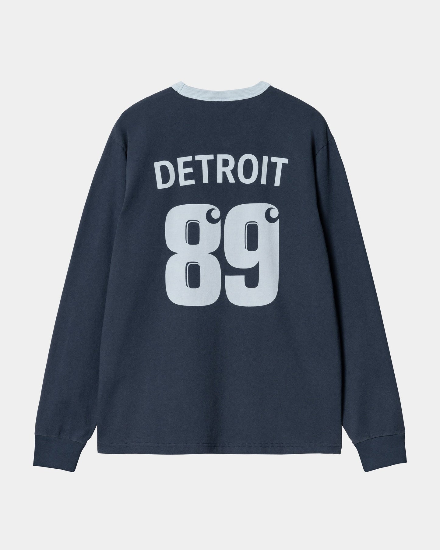 89 Ringer Long Sleeve T-Shirt | Blue / Air Sky