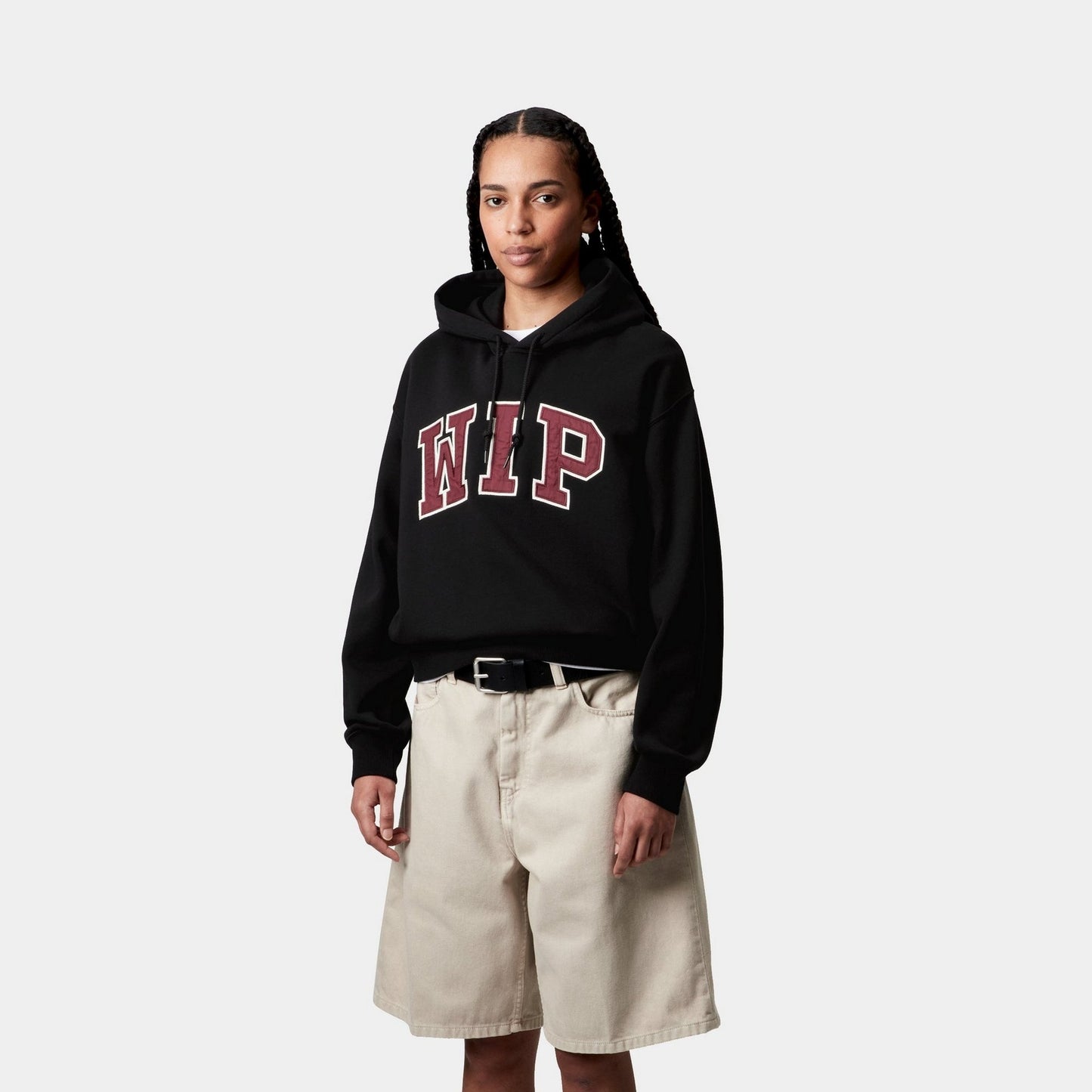 Women's Hooded WIP Sweatshirt | Black