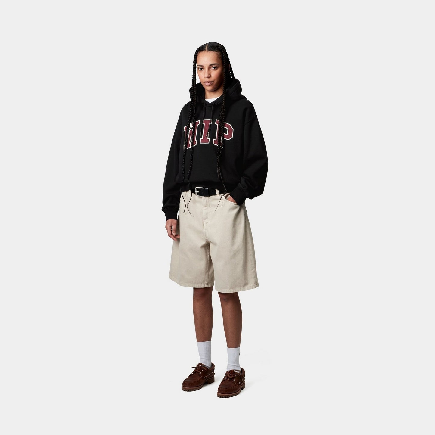 Women's Hooded WIP Sweatshirt | Black