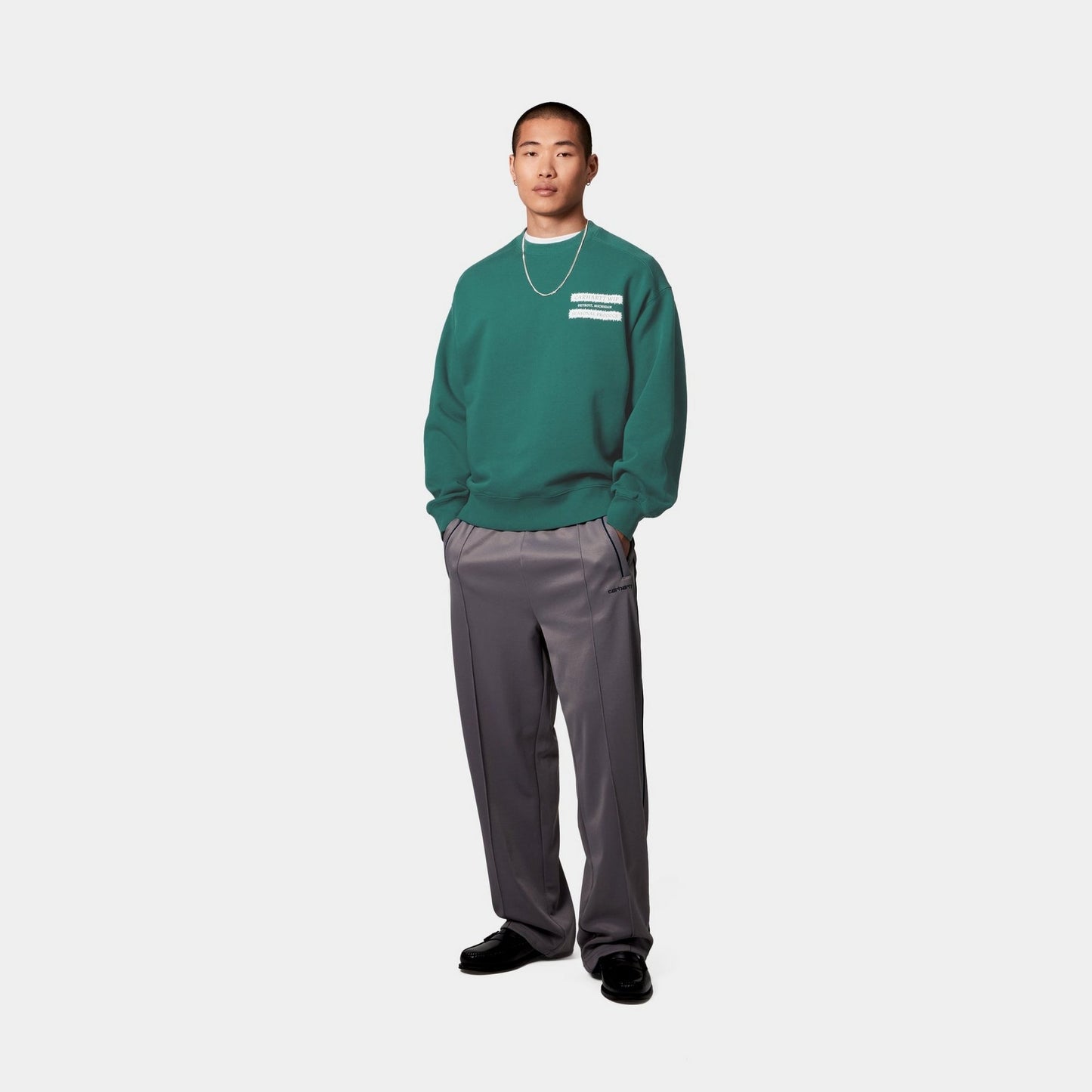 Catalogue Sweatshirt | Rainforest / White