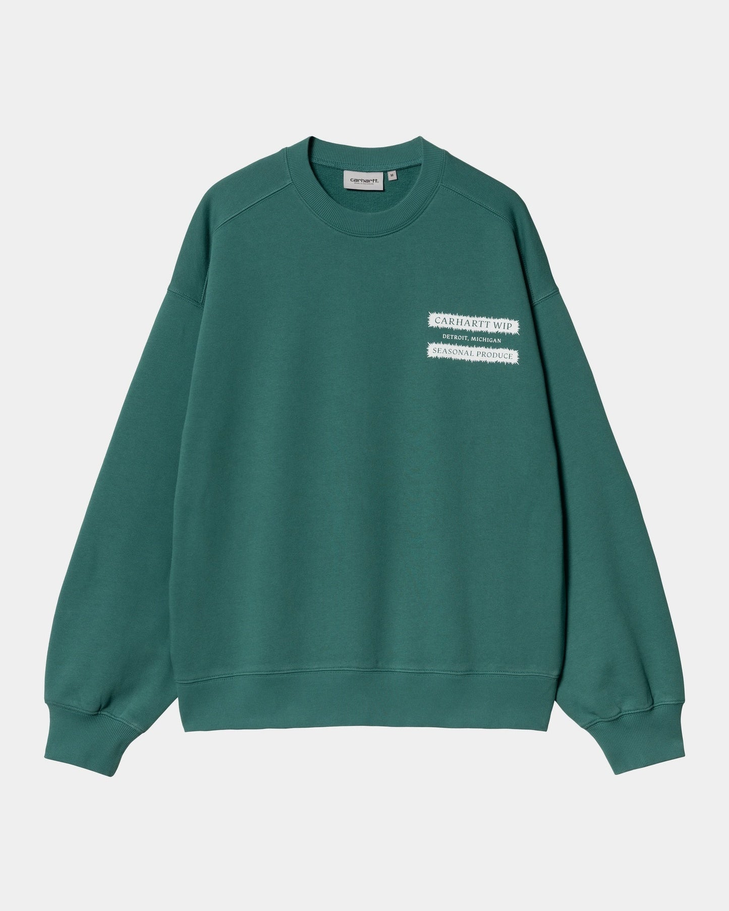 Catalogue Sweatshirt | Rainforest / White