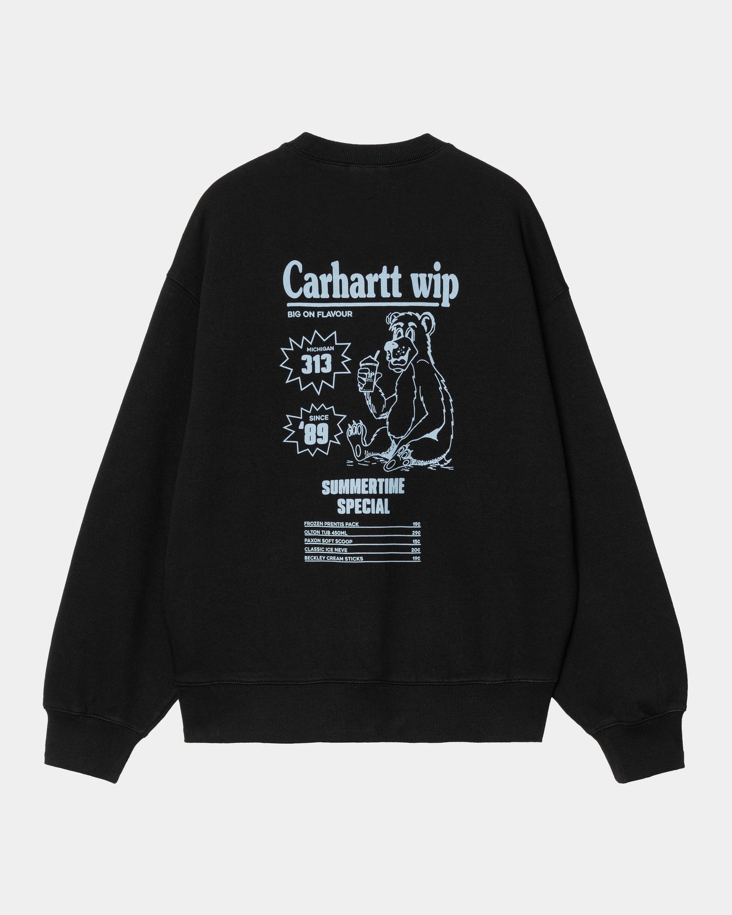 Catalogue Sweatshirt | Black / Bluebird