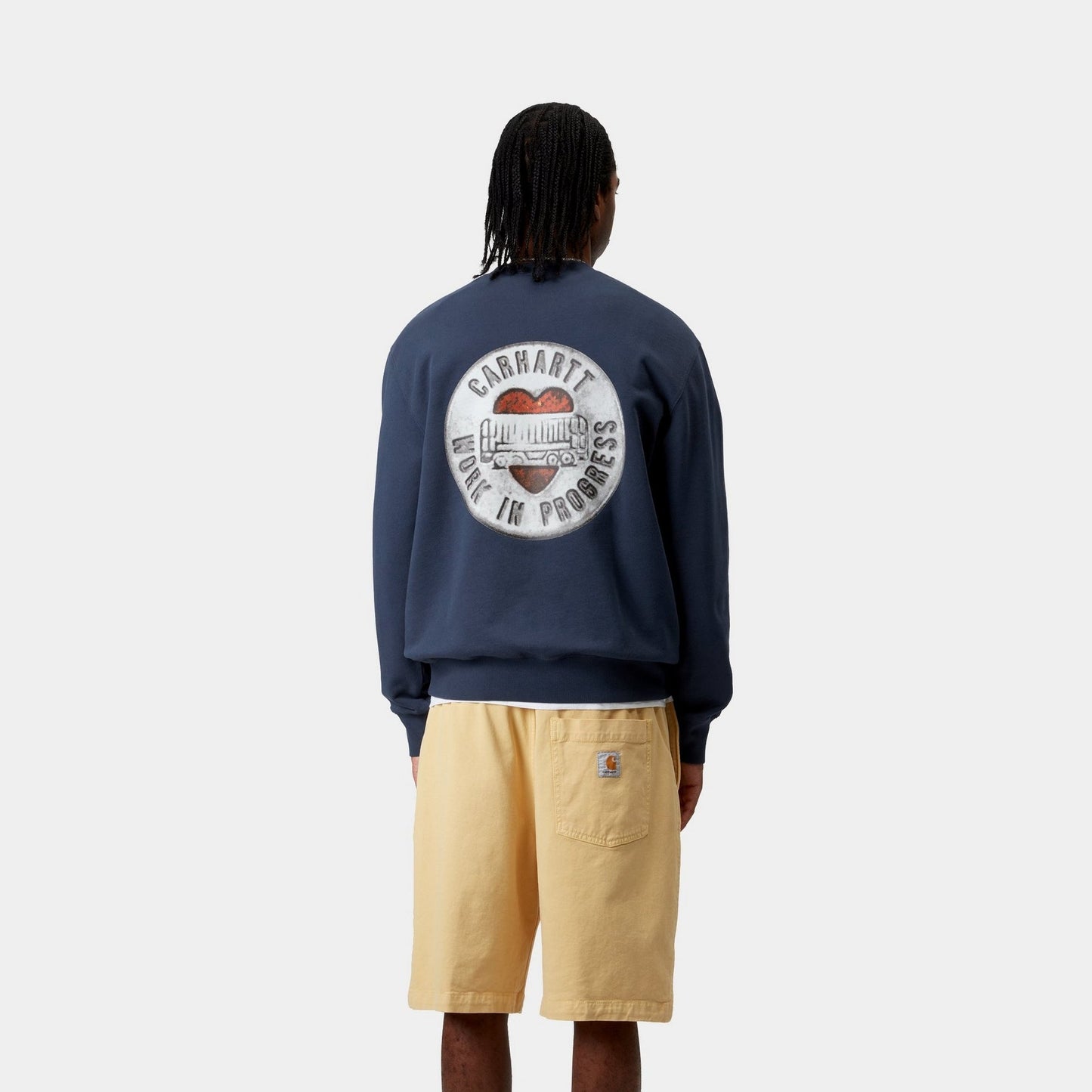 Button Sweatshirt | Blue
