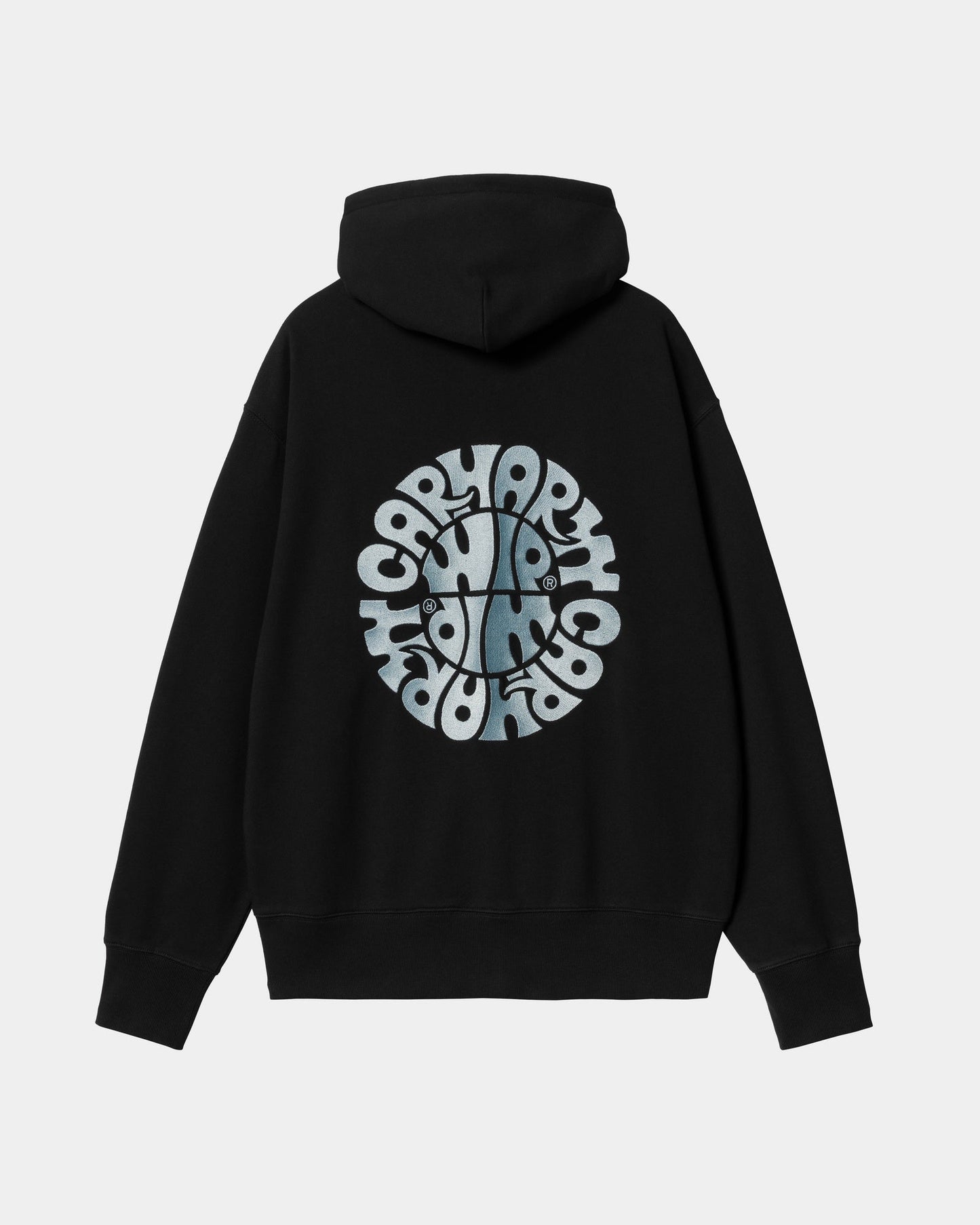Hooded Jazzy Sweat Jacket | Black / Air Sky
