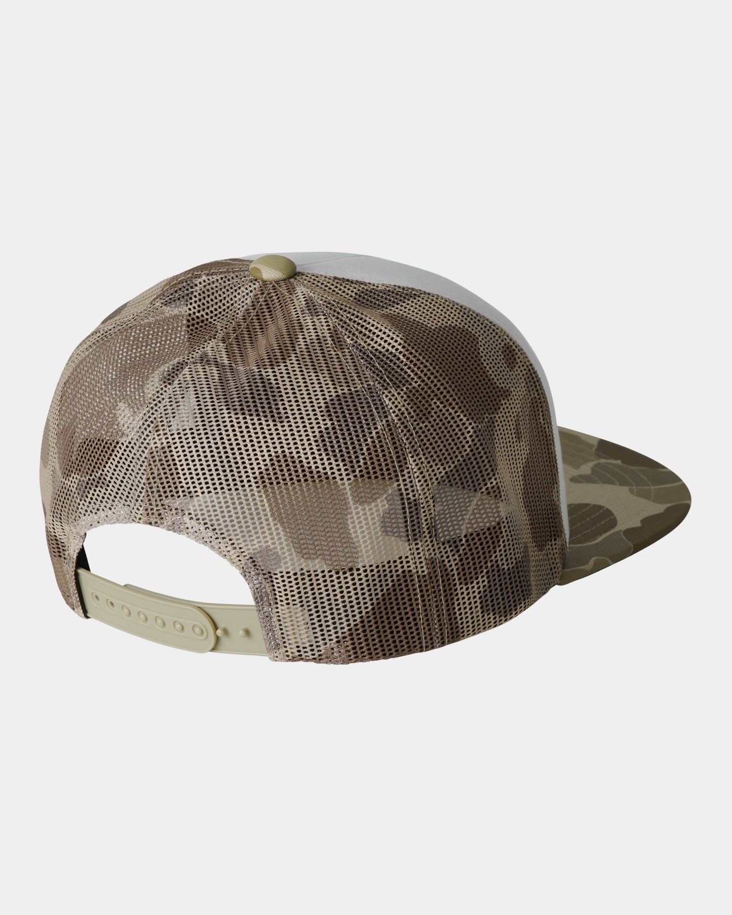 Bait Shack Trucker Cap | Desert / White Duck Camo