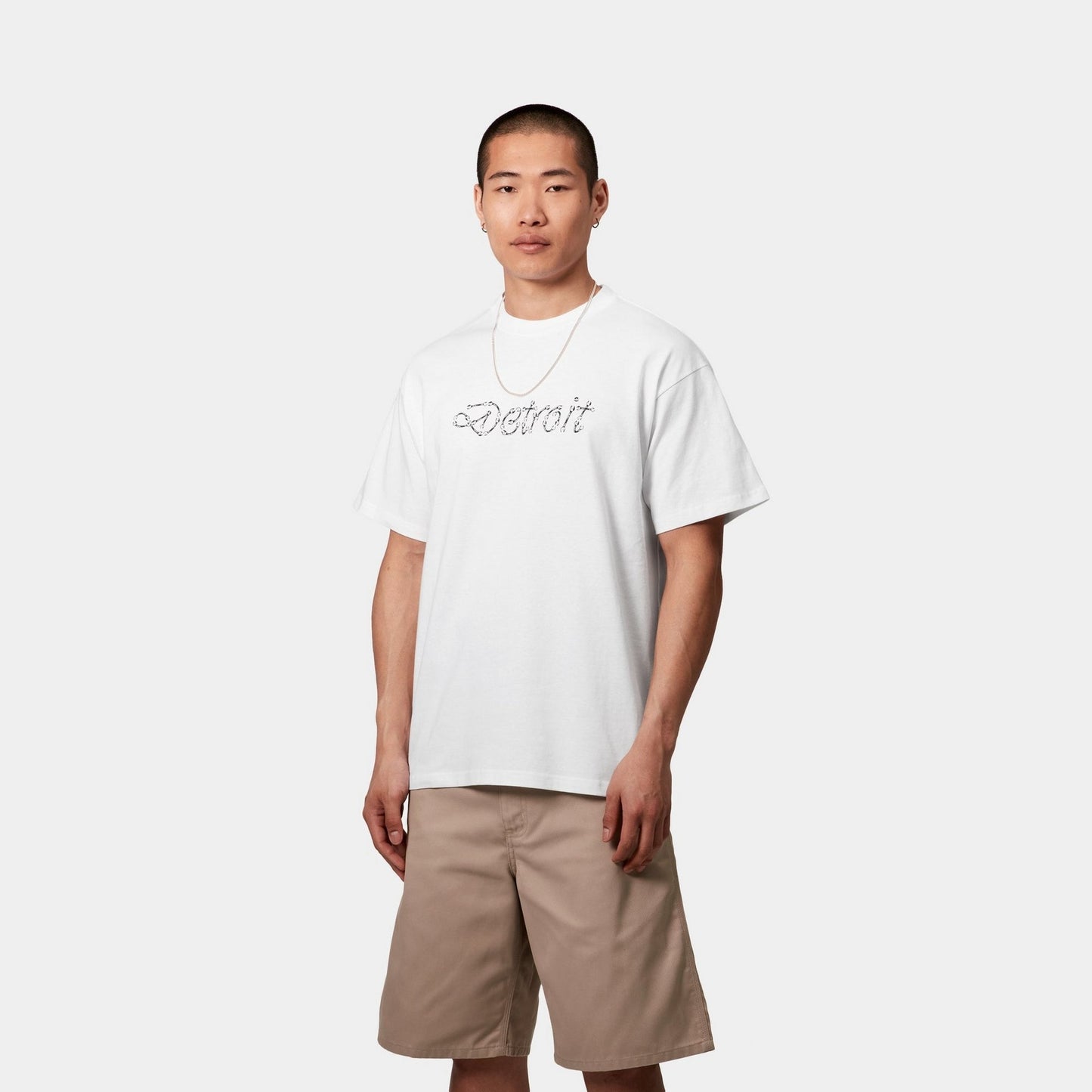 Peace And Work T-Shirt | White / Black