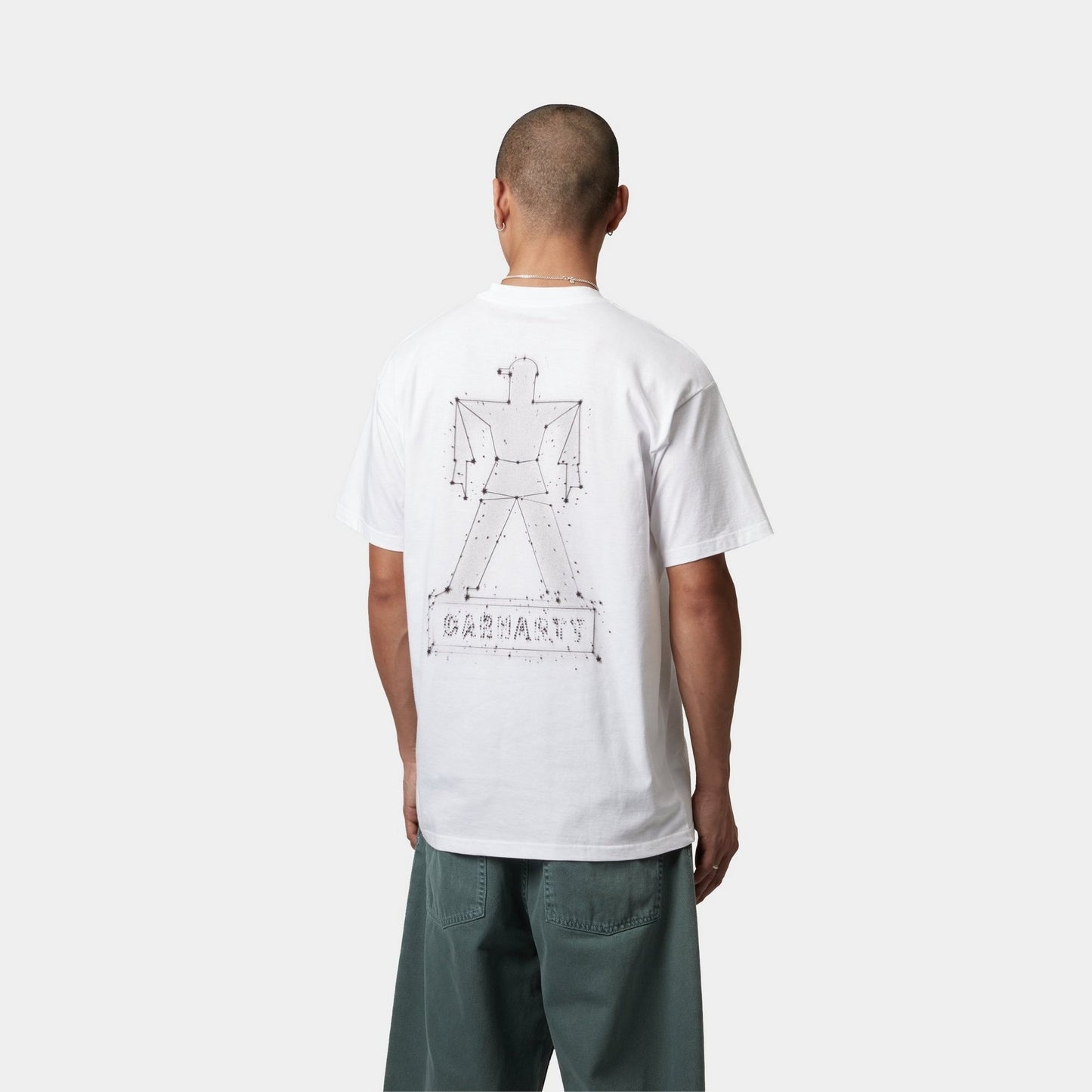 Stargazer T-Shirt | White / Black