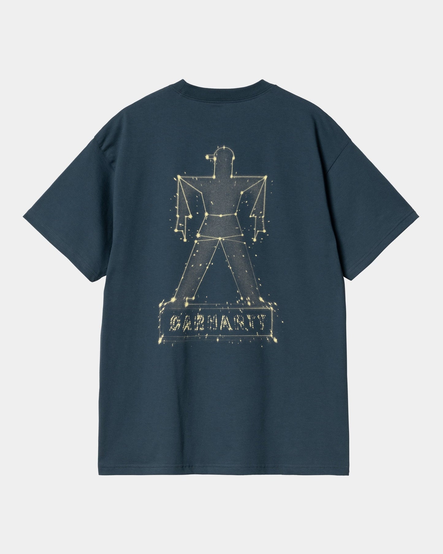 Stargazer T-Shirt | Dusky Blue / Yellow