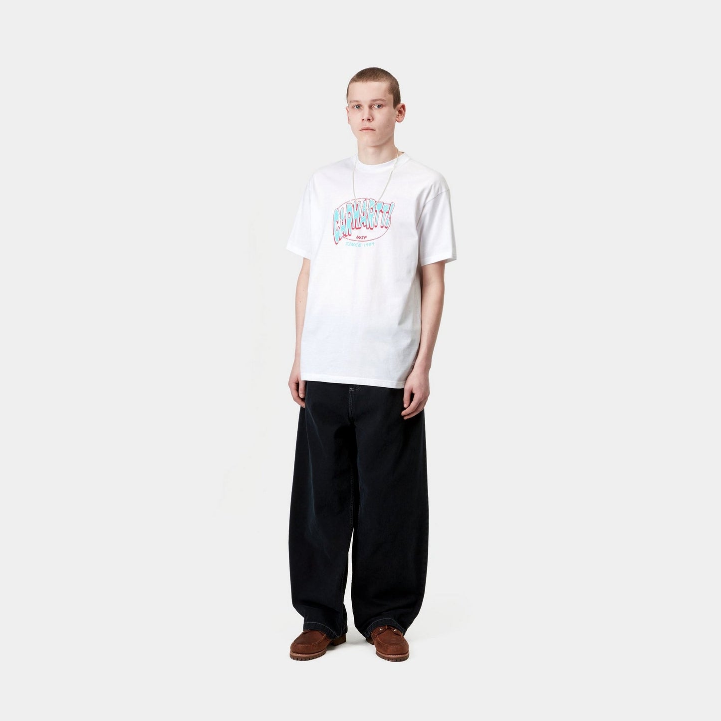 Hot Script T-Shirt | White