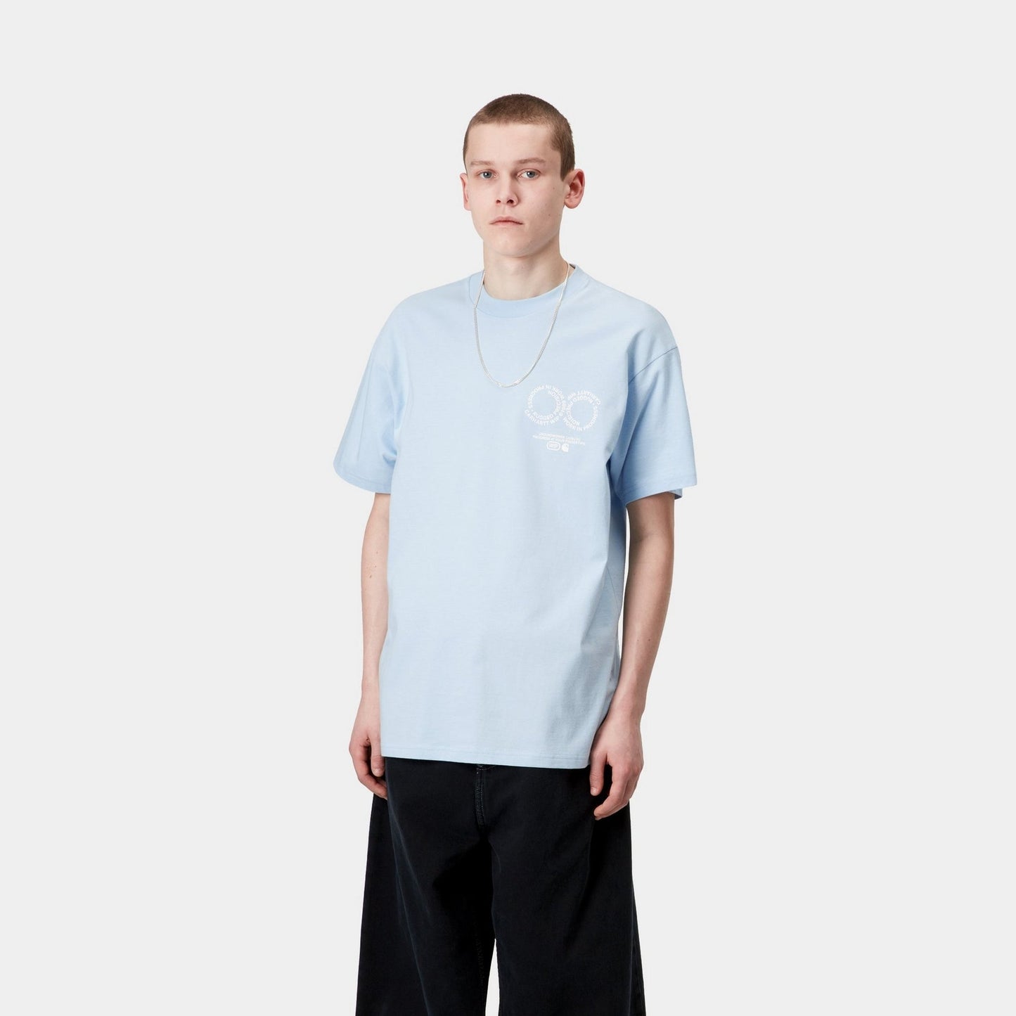 Rotation T-Shirt | Air Sky / White