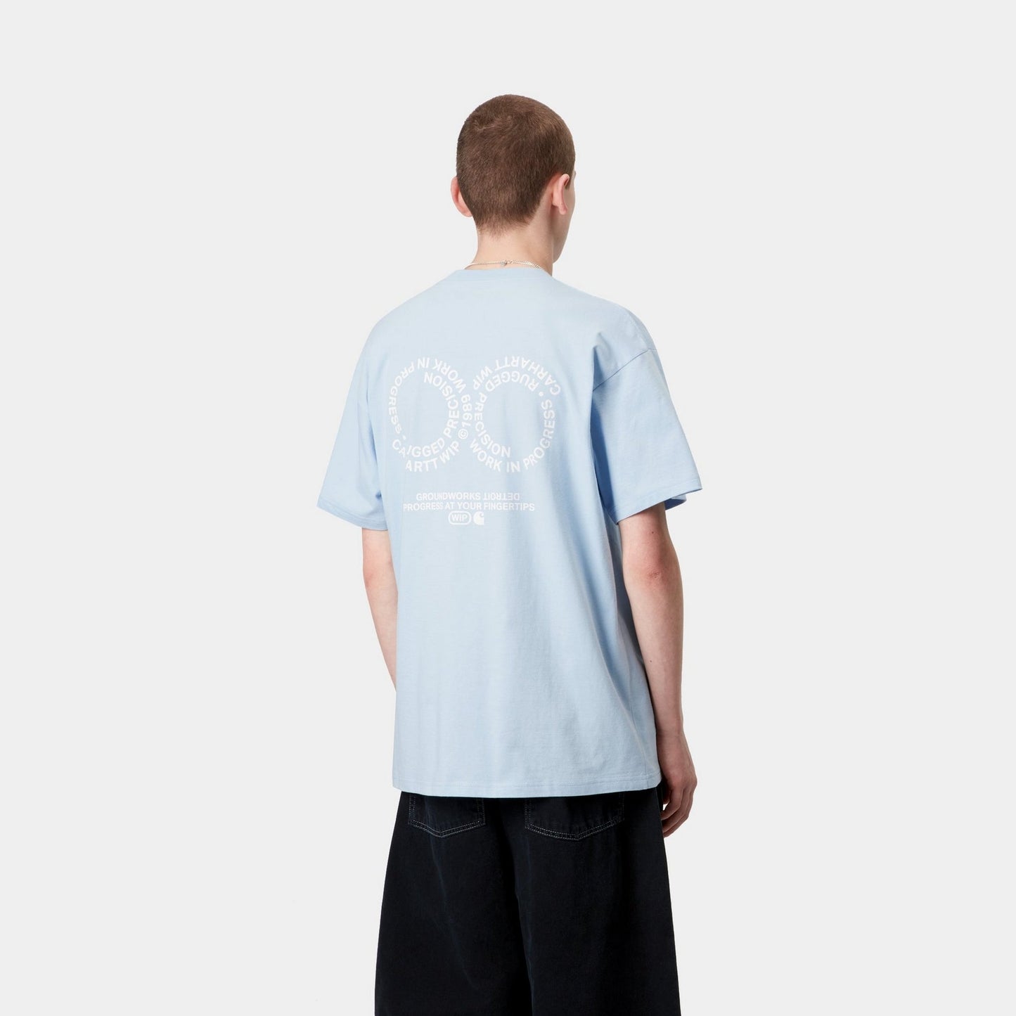 Rotation T-Shirt | Air Sky / White
