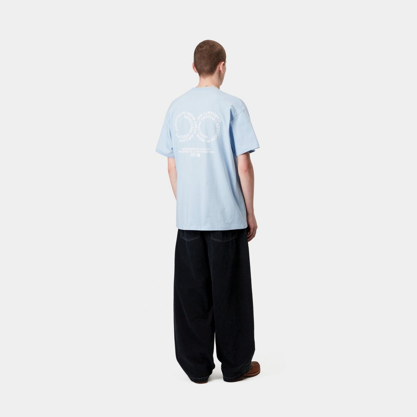 Rotation T-Shirt | Air Sky / White