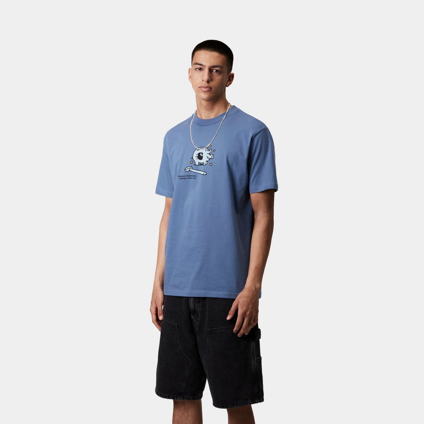 Piggybank T-Shirt | Blue Iris