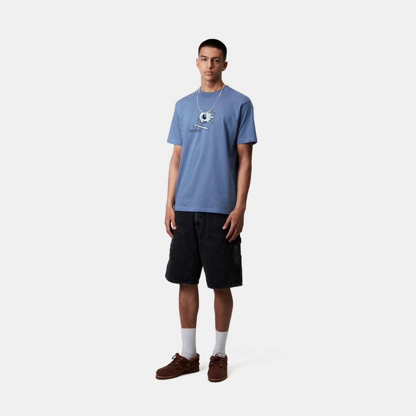 Piggybank T-Shirt | Blue Iris