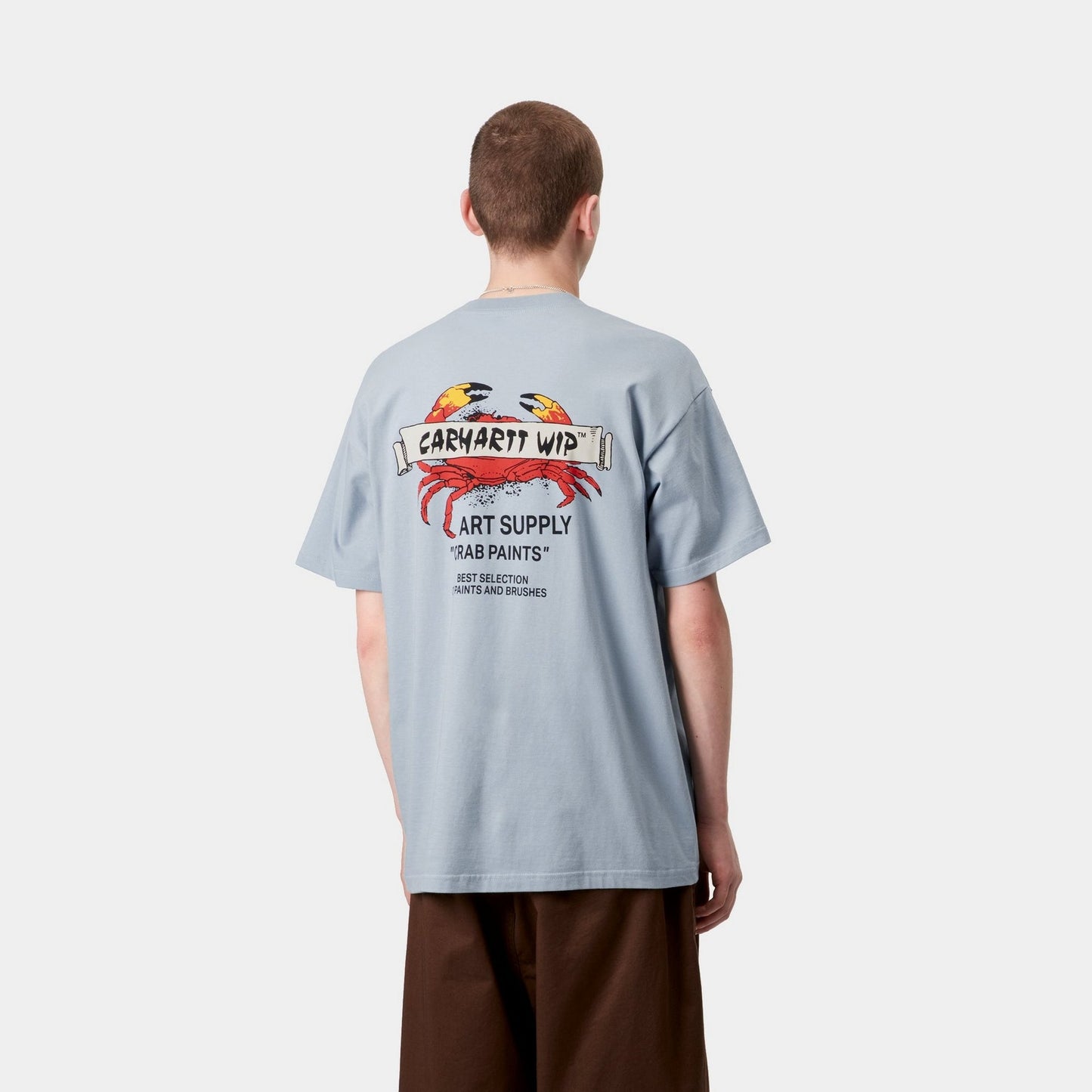 Crab Paint T-Shirt | Frosted Blue