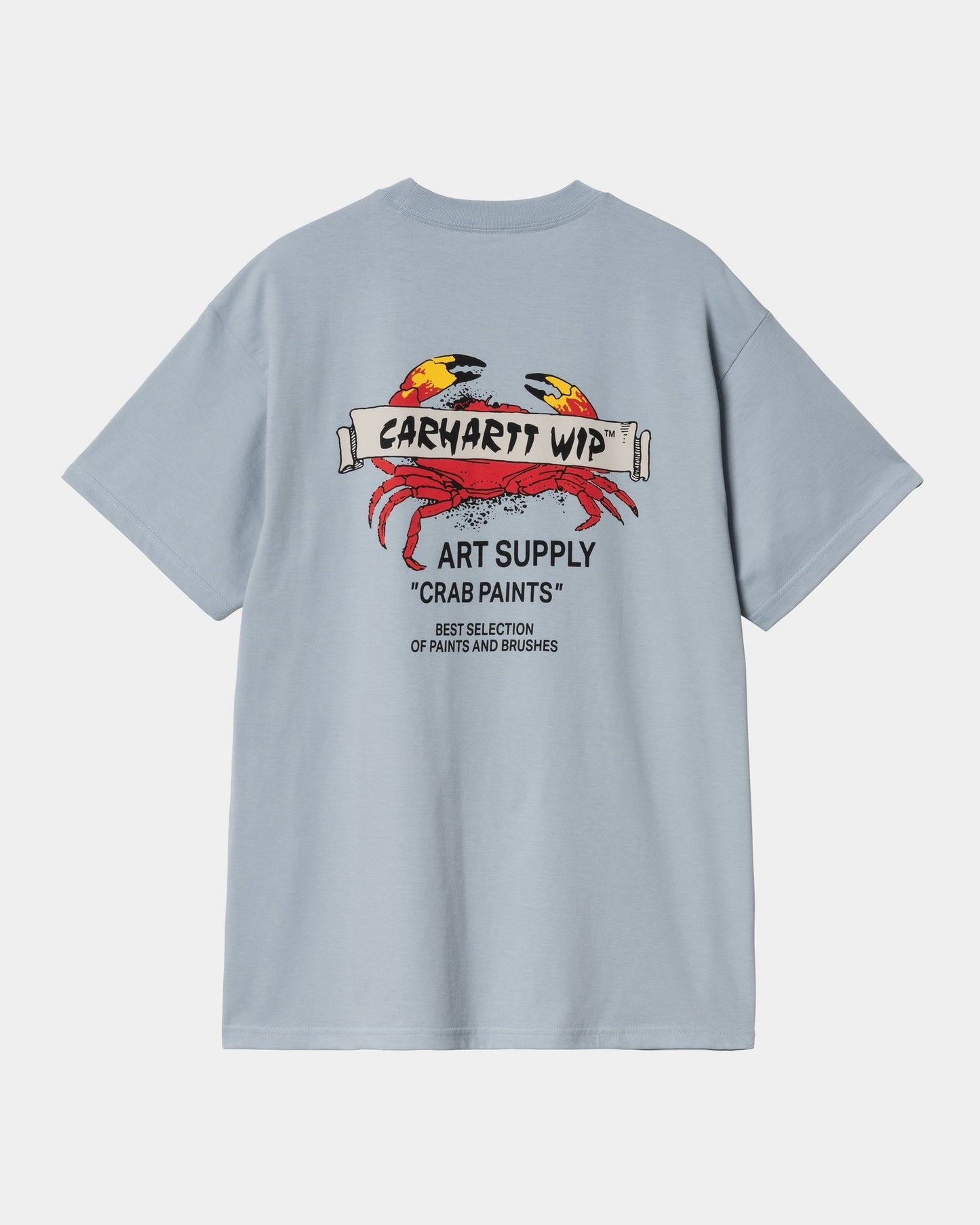 Crab Paint T-Shirt | Frosted Blue