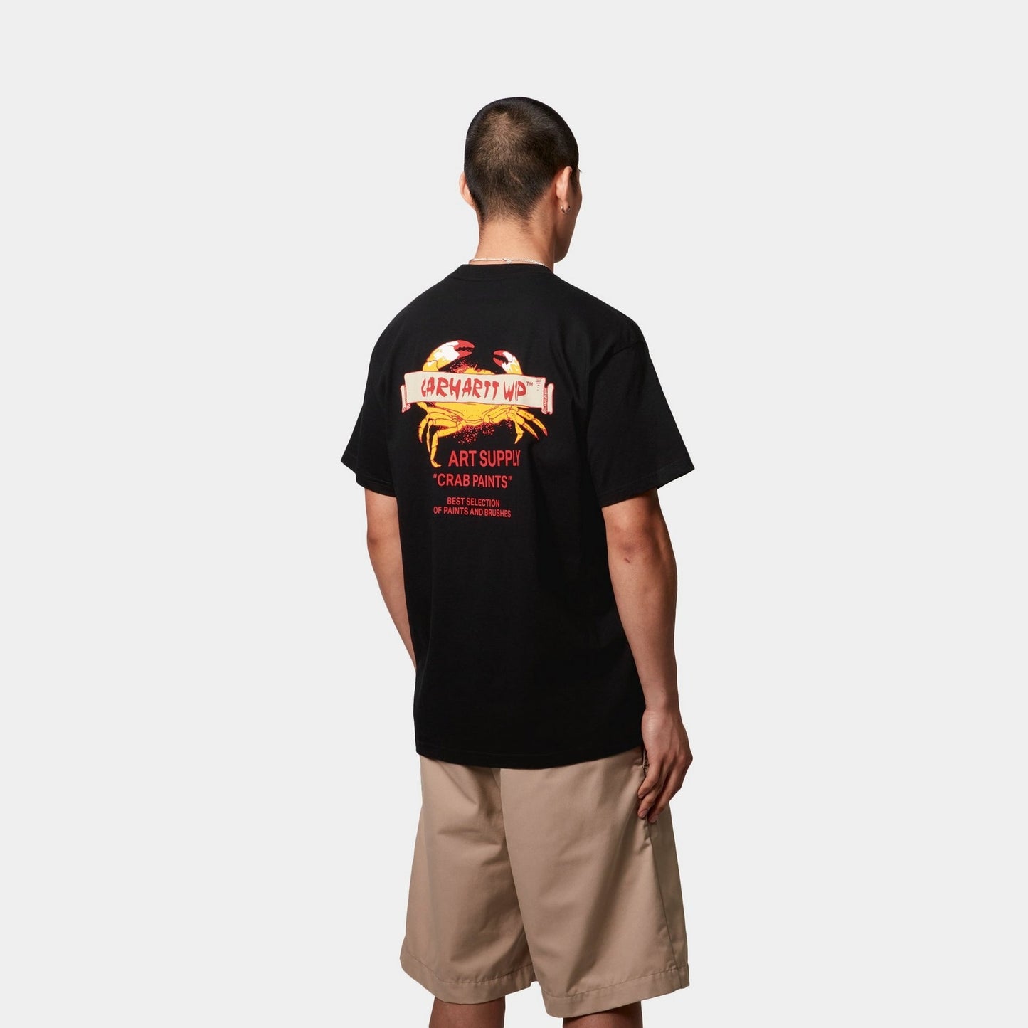 Crab Paint T-Shirt | Black