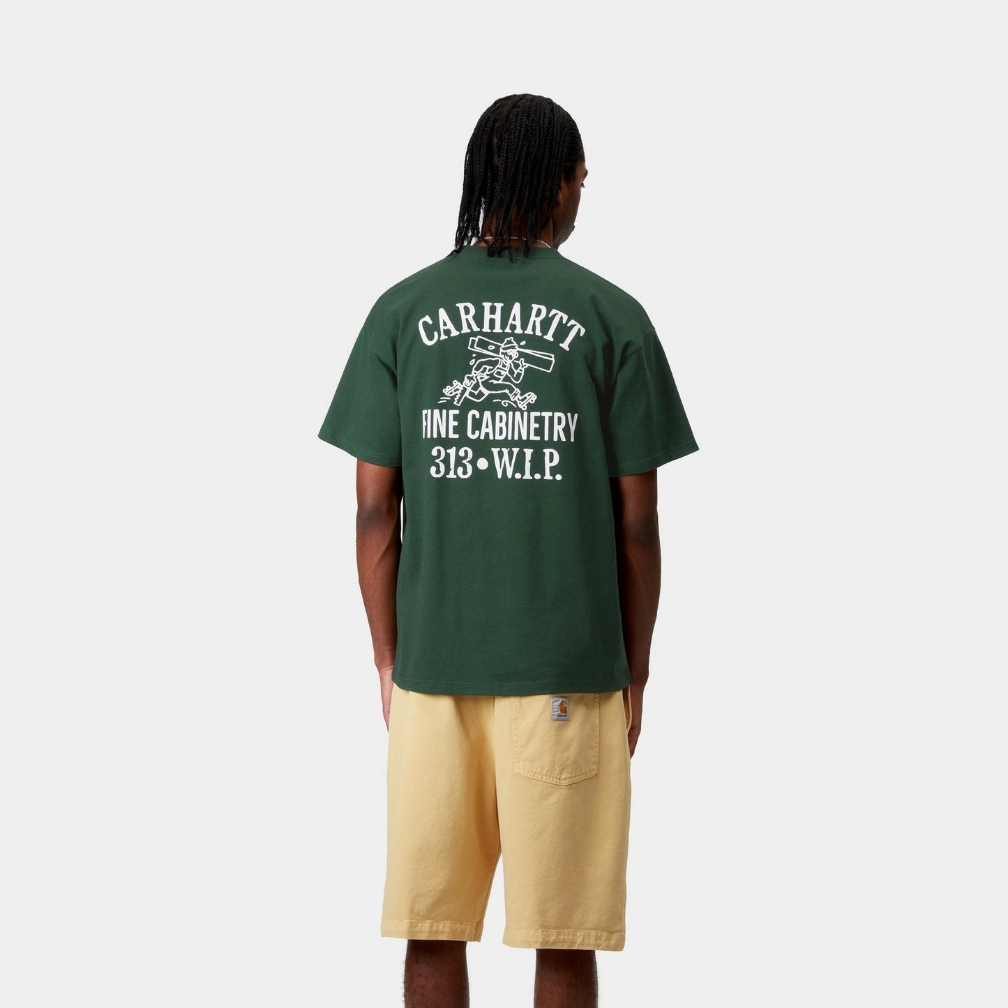 Cabinetry T-Shirt | Conifer / White