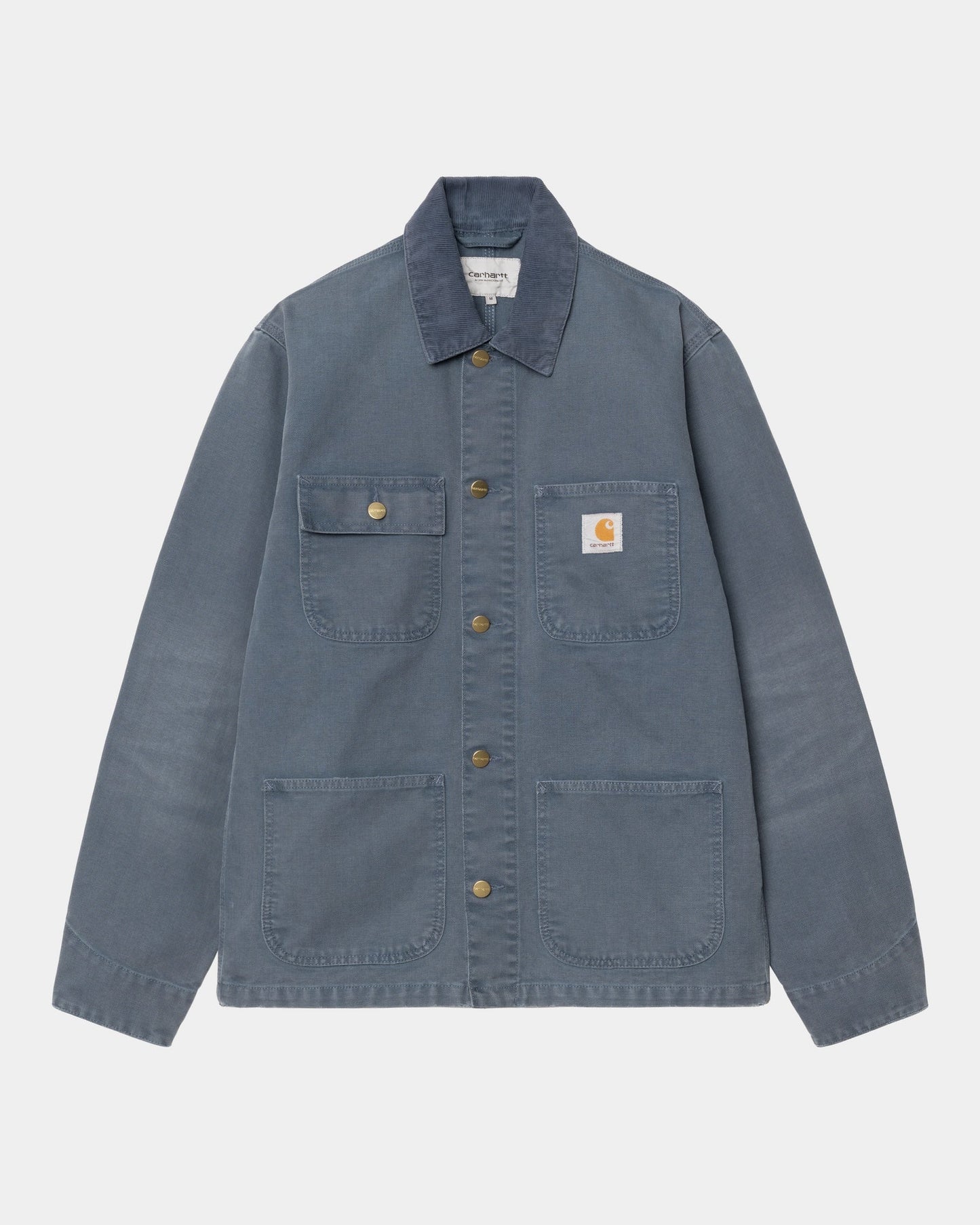 Michigan Coat (Spring) - Stone Canvas | Dusky Blue / Dusky Blue