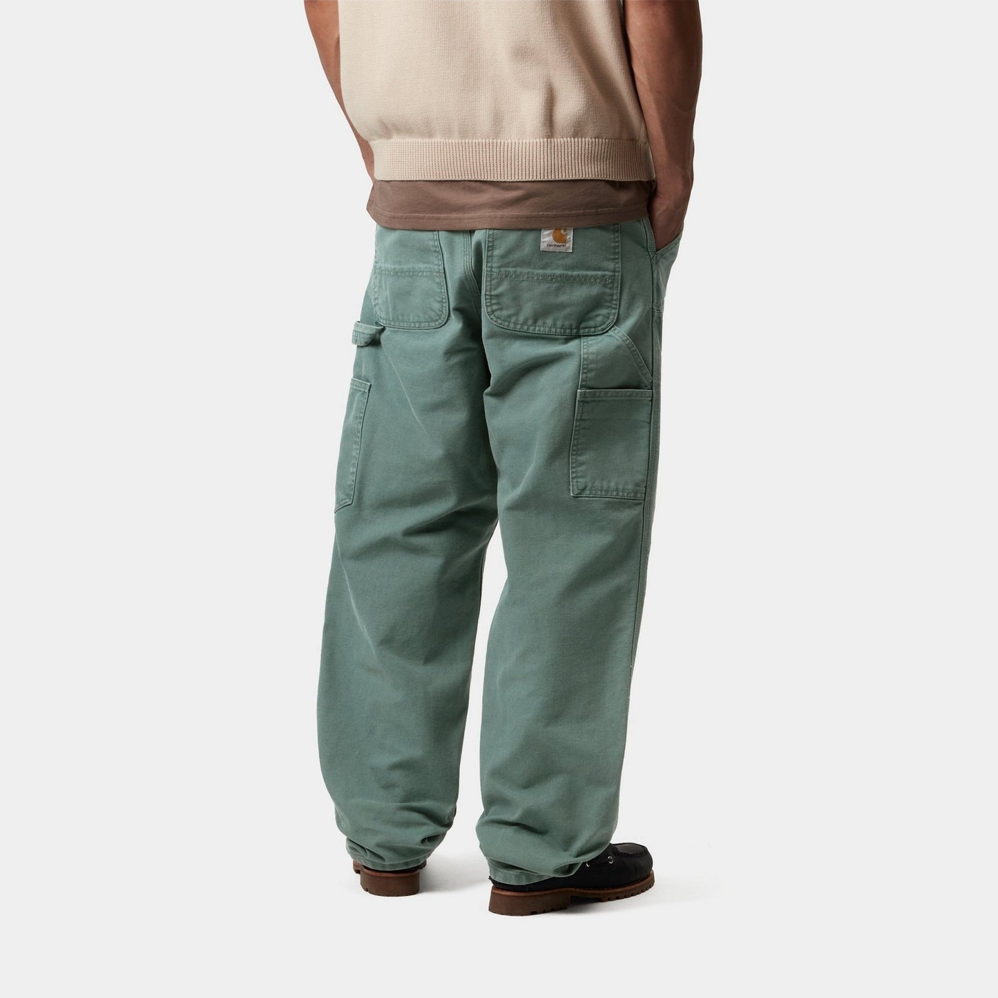 Double Knee Pant - Stone Canvas | Silver Pine