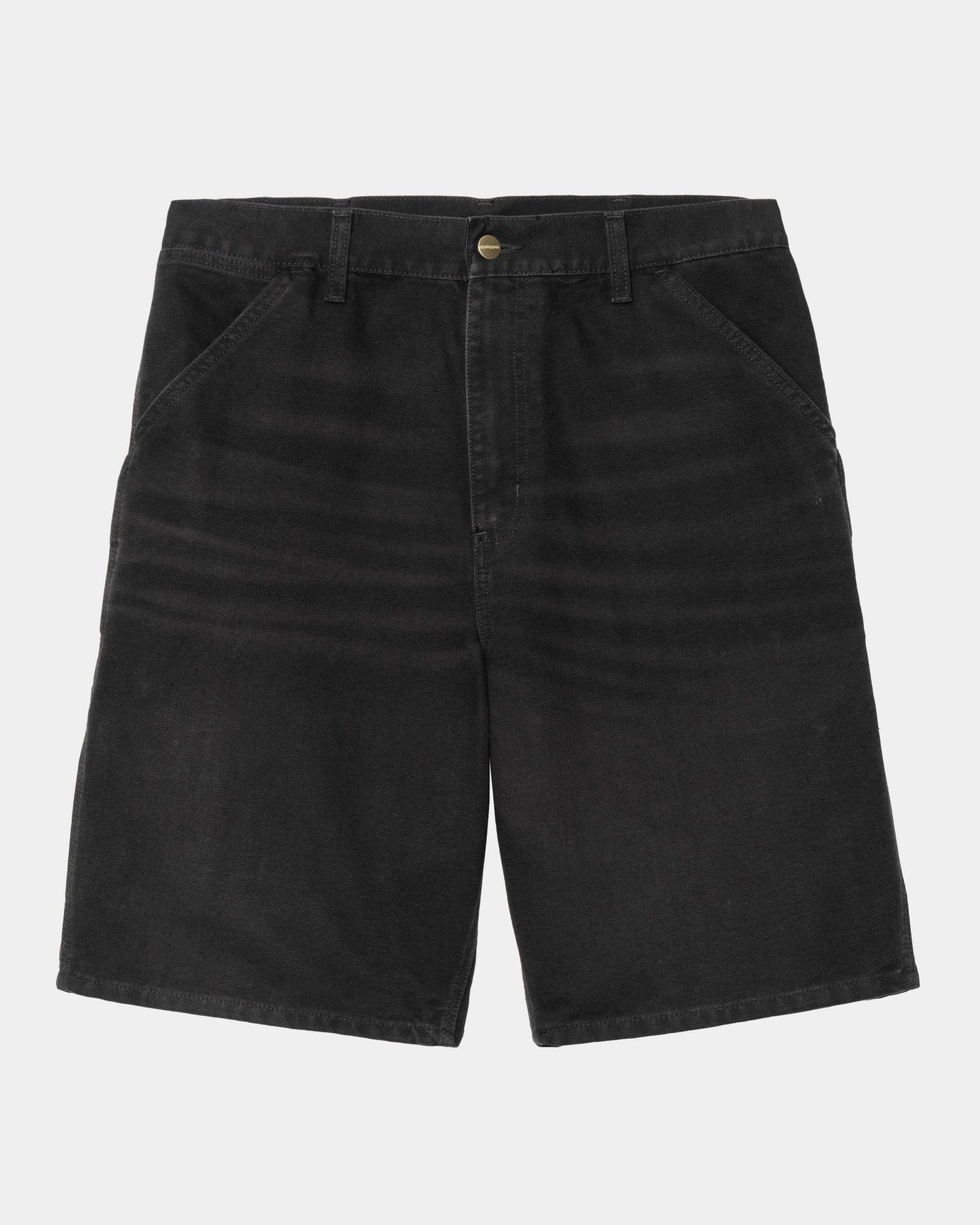 Single Knee Short - Stone Canvas | Black